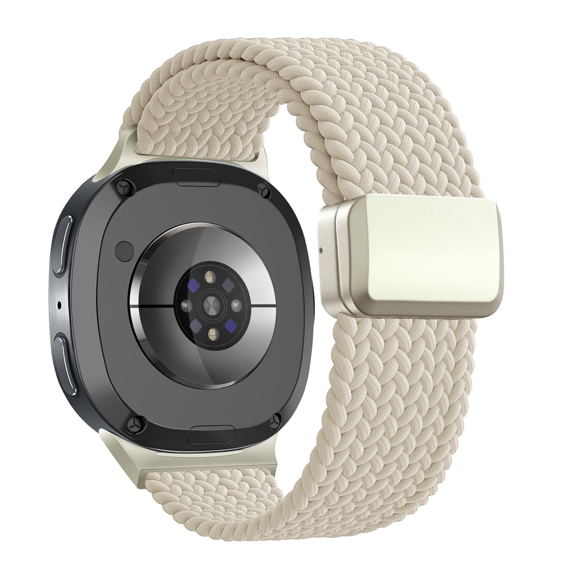 Bandz Bracelet tissé magnétique Samsung Galaxy Watch 8 Classic (lumière stellaire)