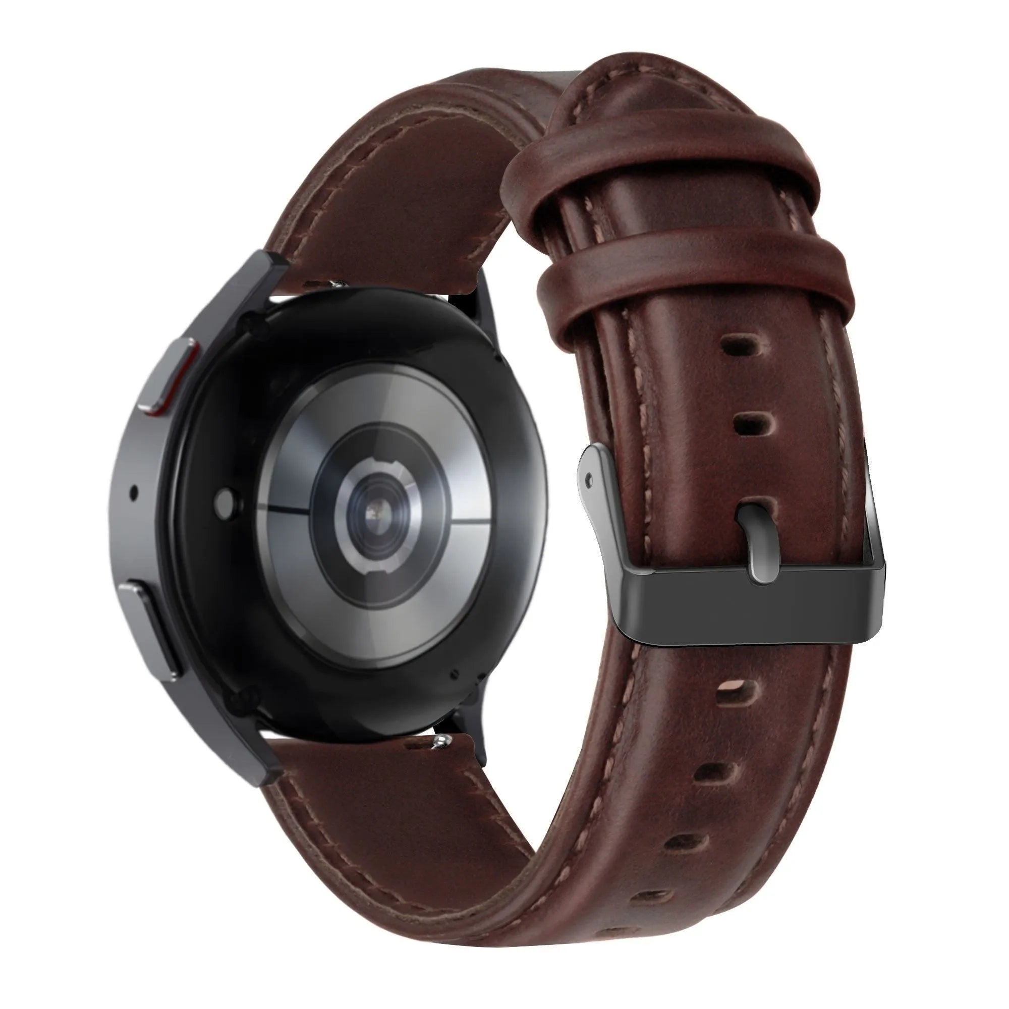 Bandz Suunto Run Leder-Armband 'Classic' (Dunkelbraun)