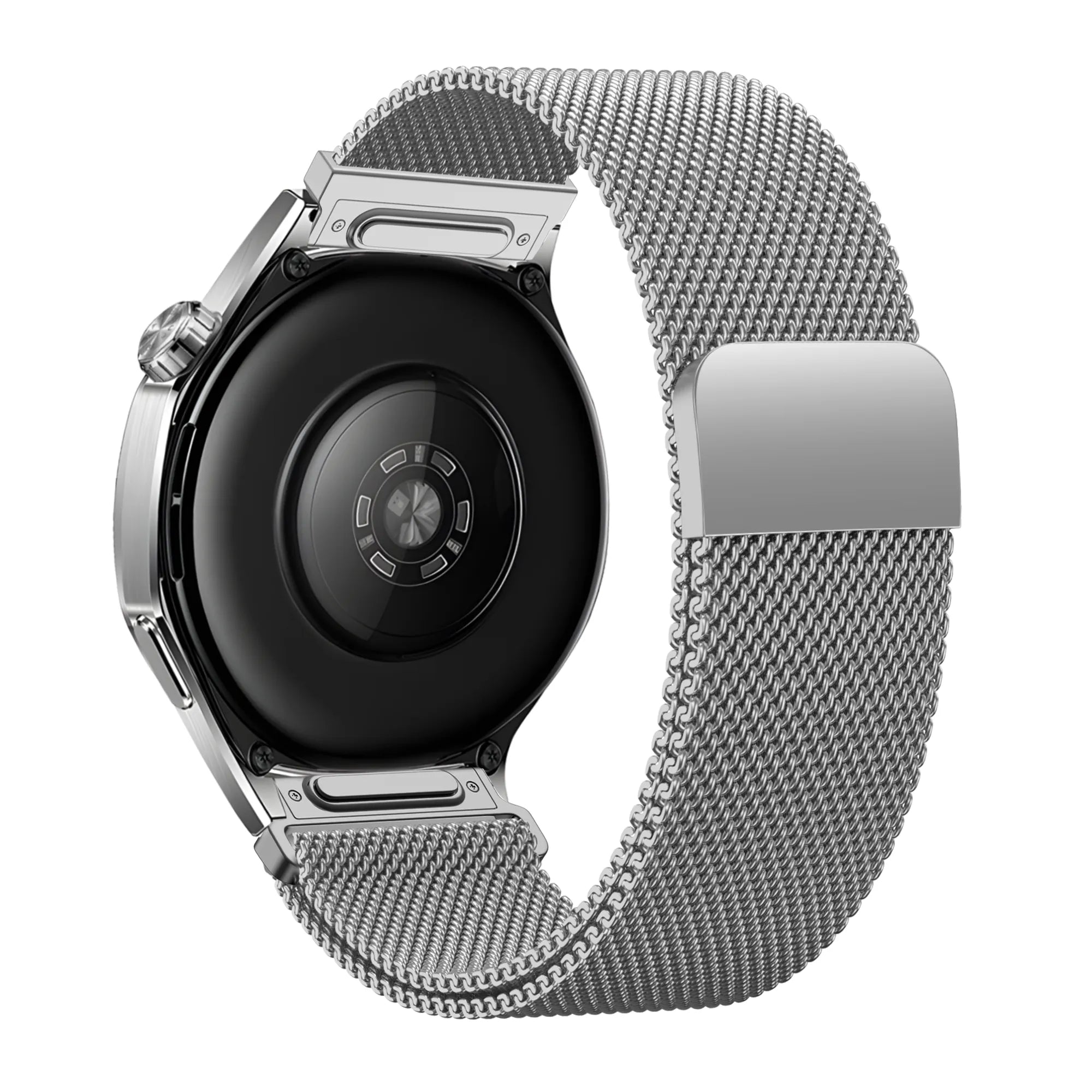 Bandz Huawei Watch GT 2 42mm Milanese Armband 'Easy fit' (Silber)