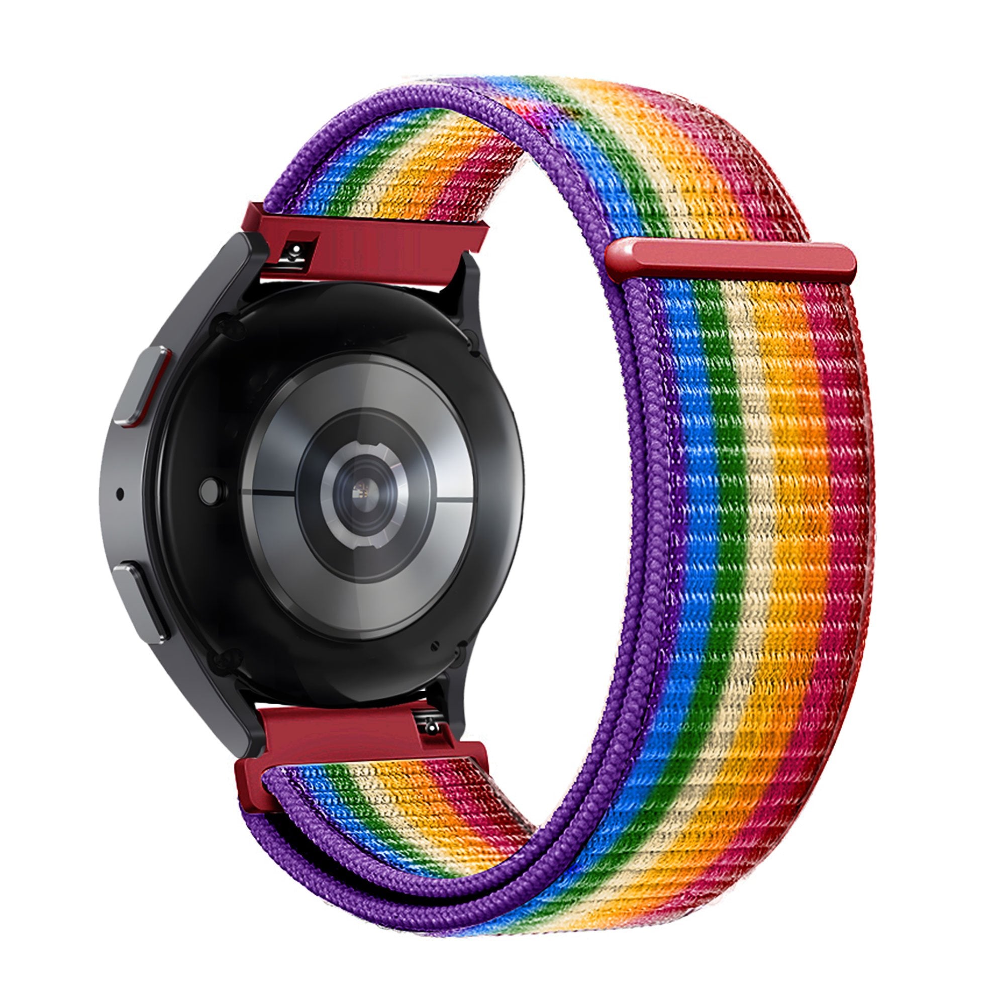 Bandz Garmin Venu SQ 2 Nylon Loop Armband (Regenbogen)