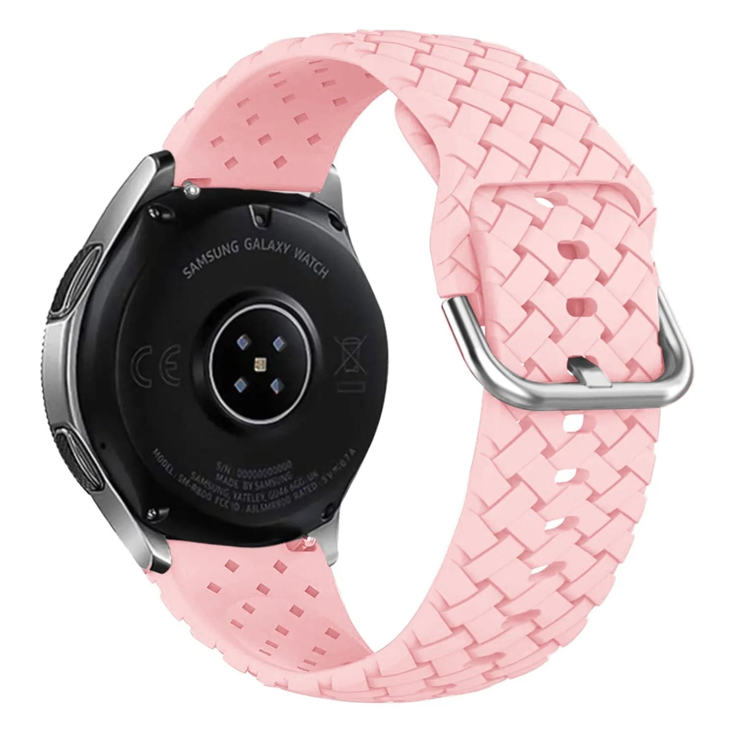 Amazfit Active Braided Silicone Strap (Pink)
