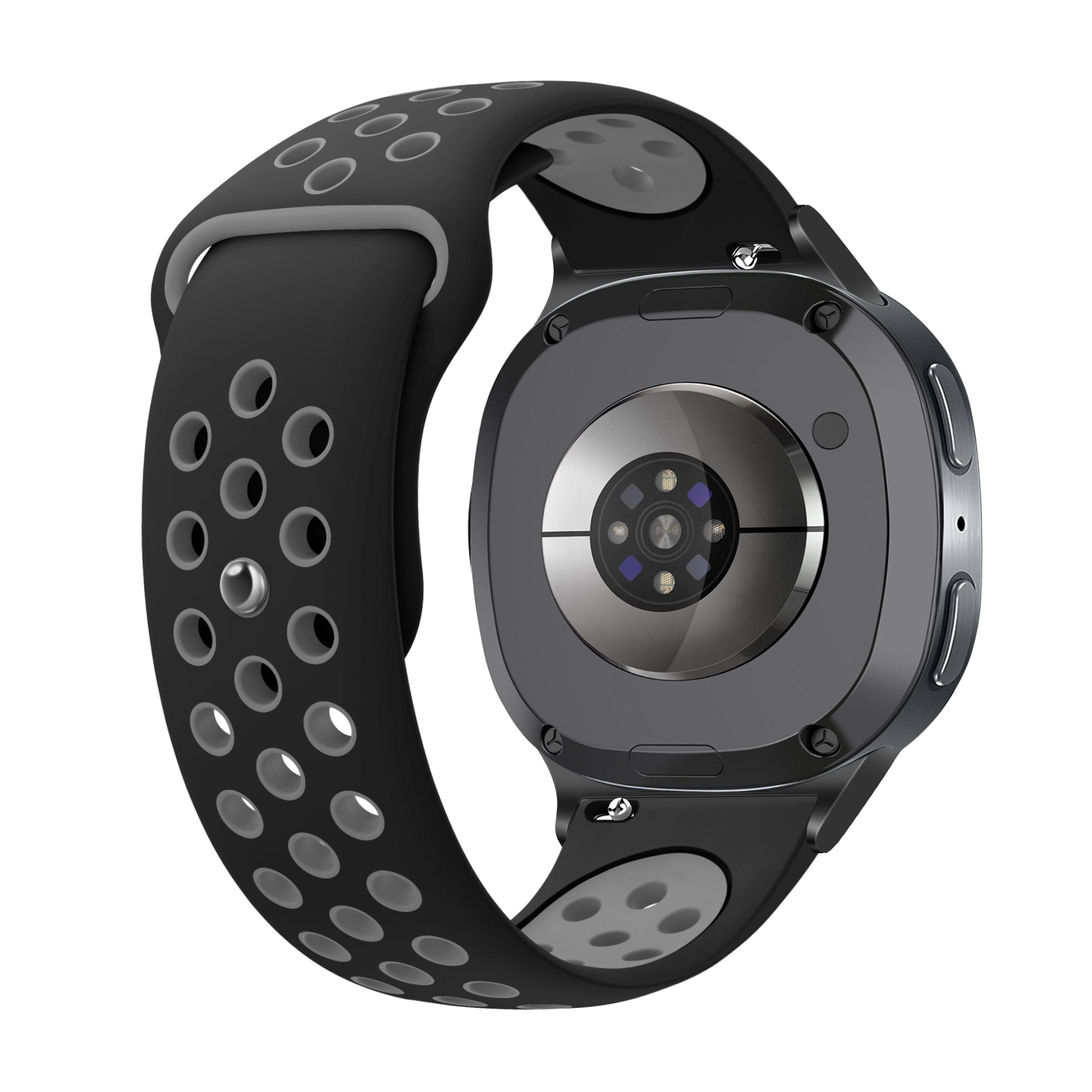 Bracelet sport Samsung Galaxy Watch 8 - 44mm (noir/gris)