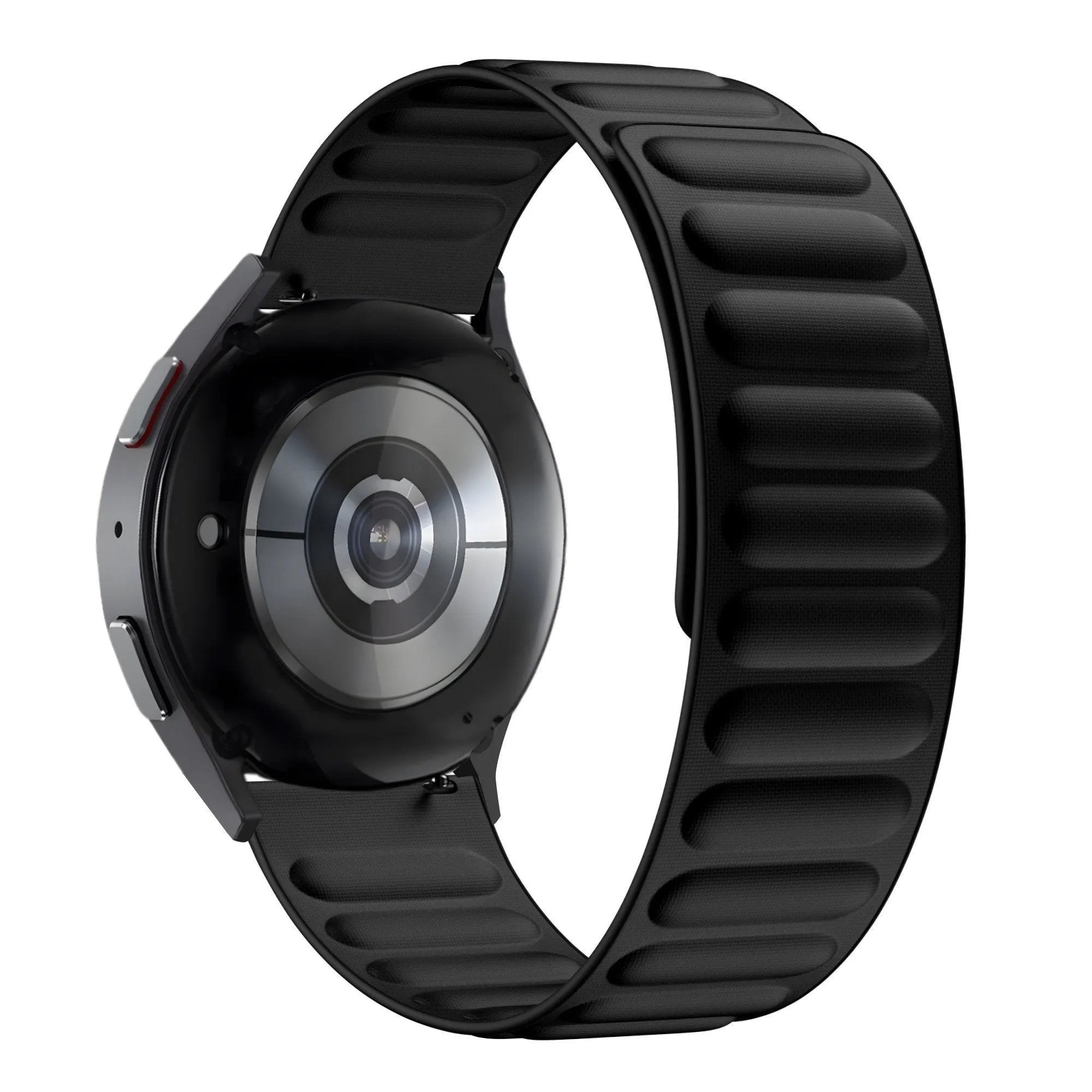 Bandz Oppo Watch X2 magnetisches Gewebtes Armband (Schwarz)