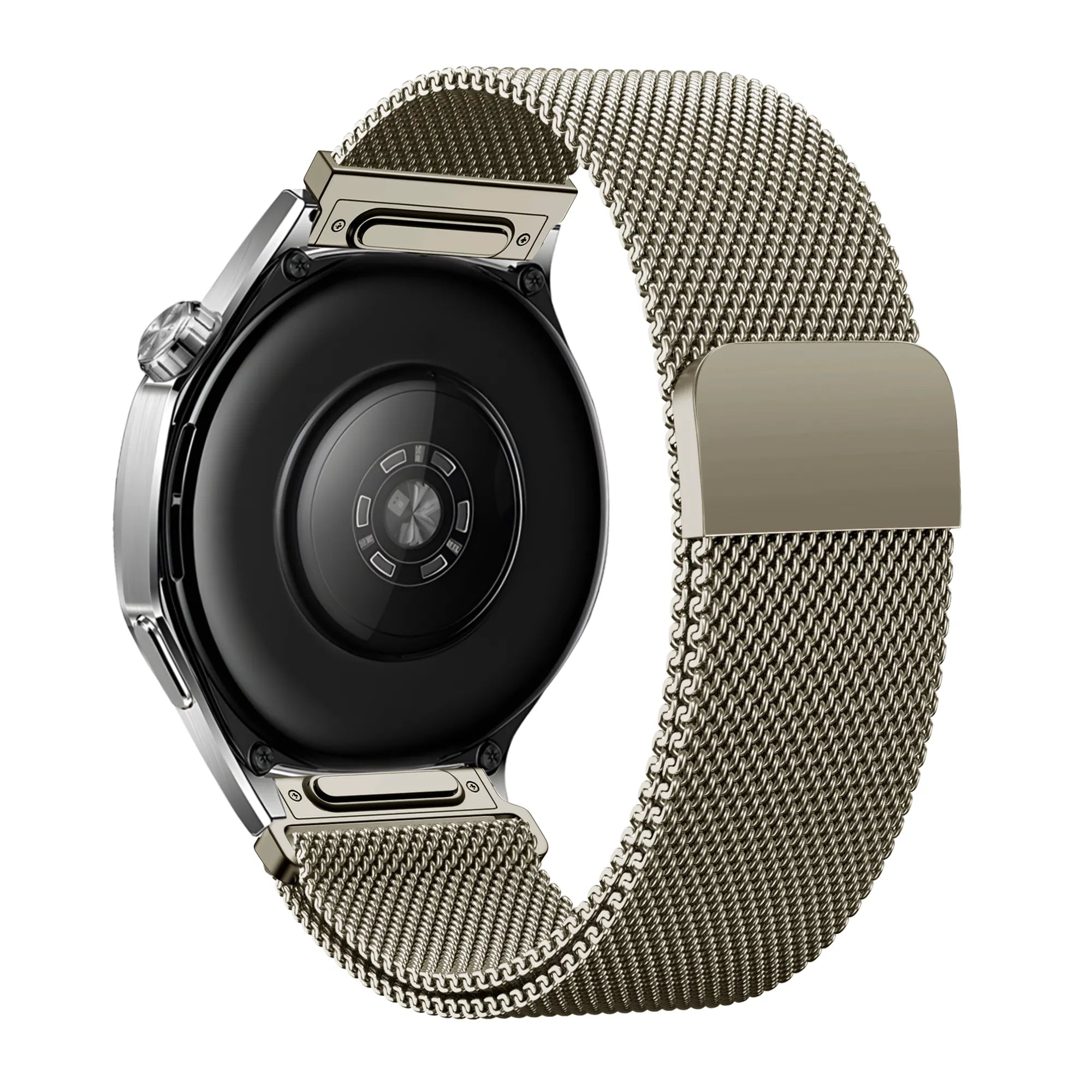 Bandz Bracelet milanais 'One Push' Huawei Watch GT 3 Pro 46mm (titane)