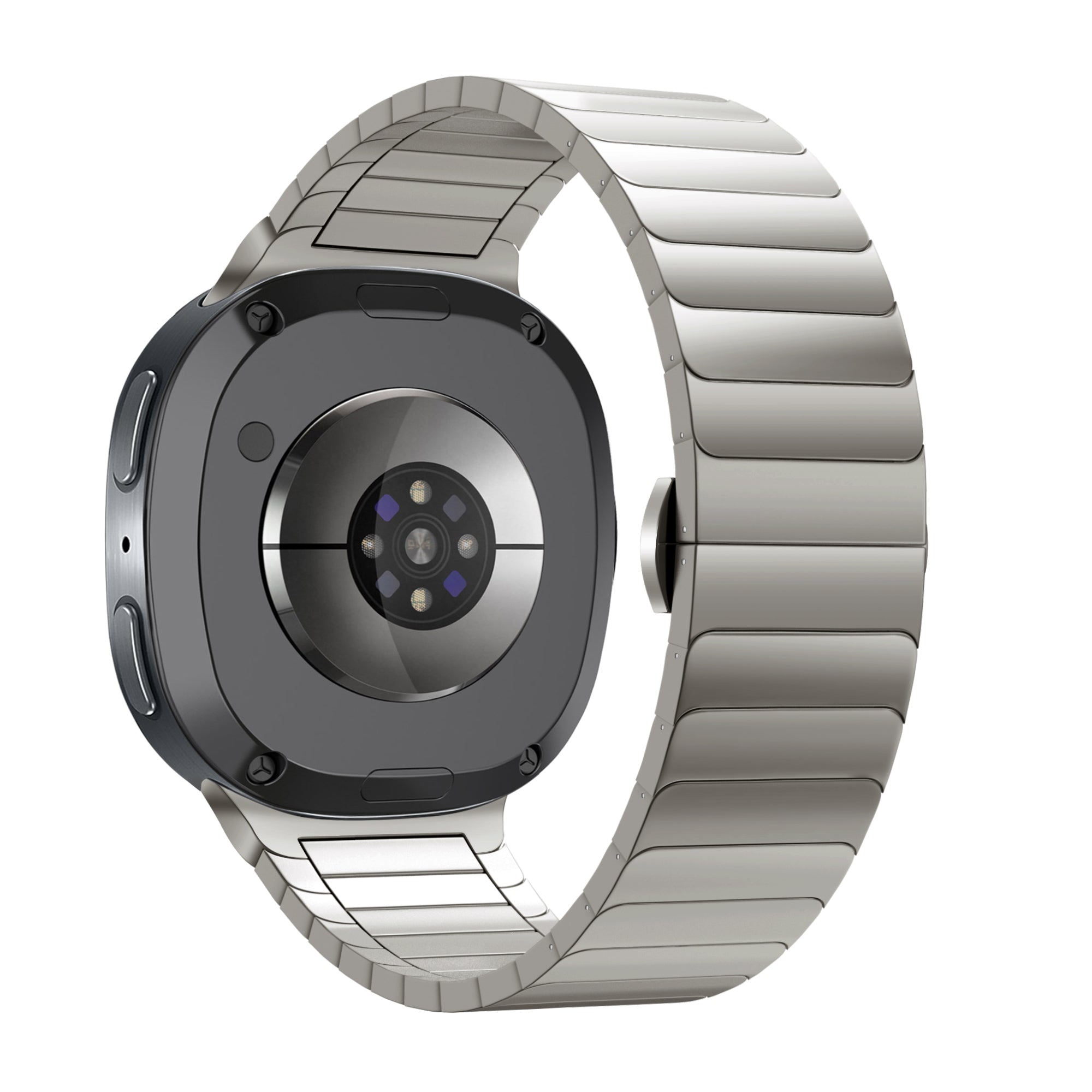Bandz Samsung Galaxy Watch 8 - 40mm Steel Strap 'One Bead' (Titanium)