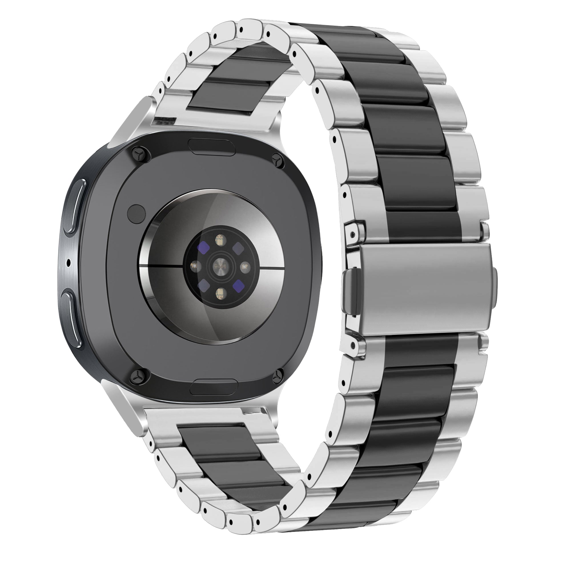 Bandz Correa acero 'Classic' Samsung Galaxy Watch 8 - 44mm (plateado/negro)