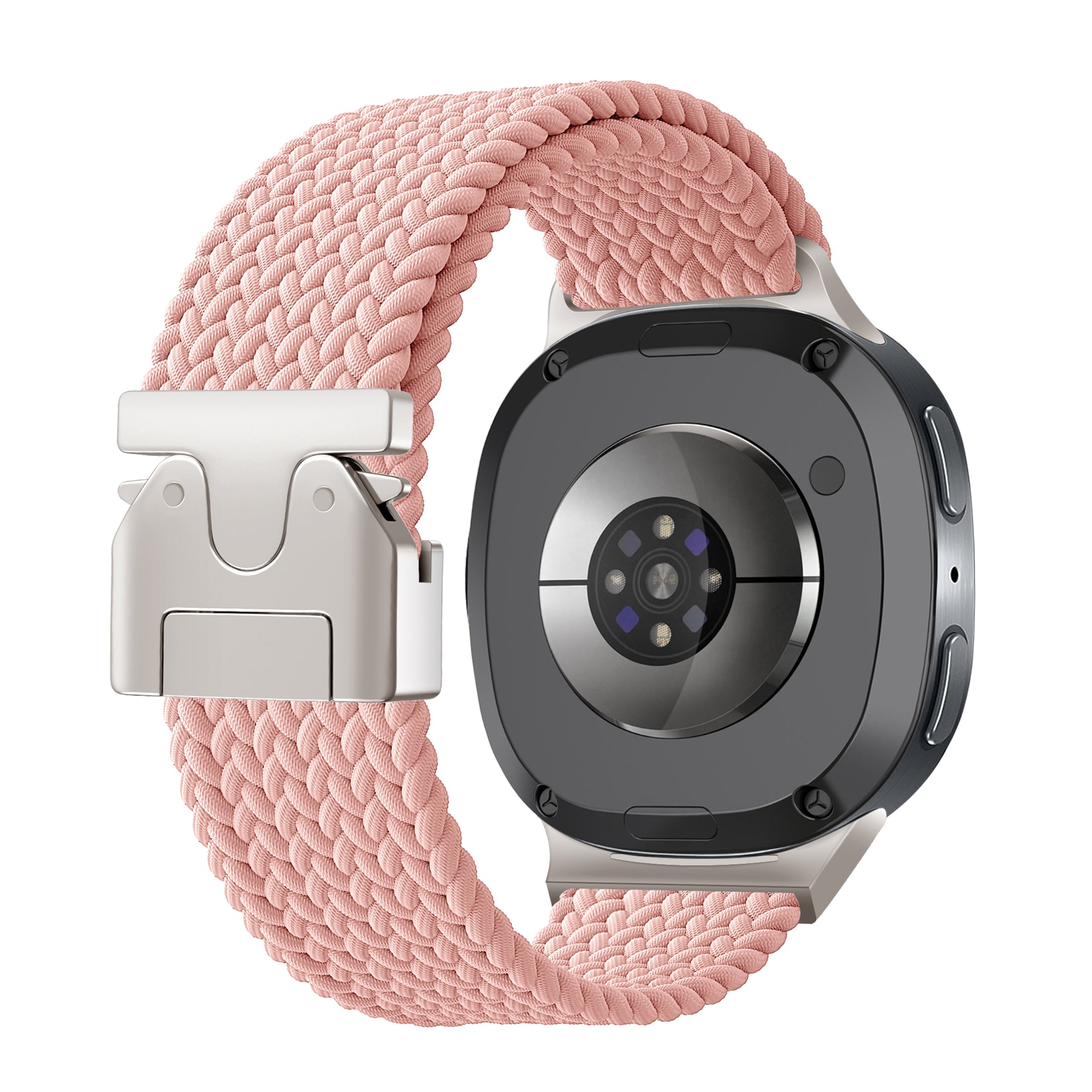 Bracelet tissu avec boucle Samsung Galaxy Watch 8 Classic (rose)