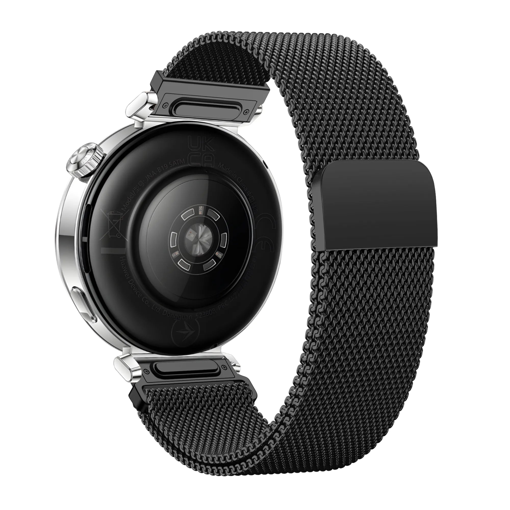 Bandz Fossil Gen 5e - 42mm Milanese Strap 'Easy fit' (Black)