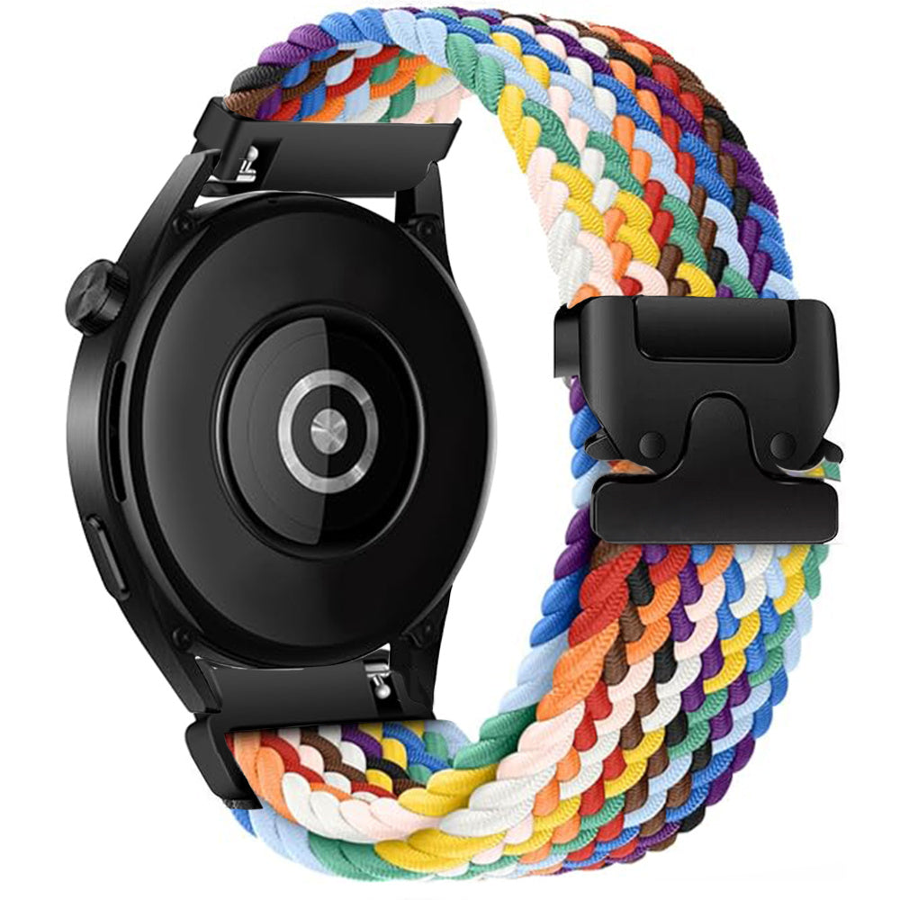 Garmin Venu 3s Geflochtenes Armband mit P-Schließe (Regenbogen)