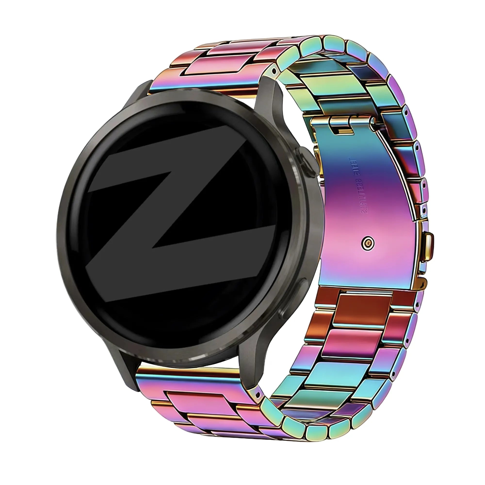 Bandz Garmin Forerunner 265s stalen band 'Classic' (parelmoer)