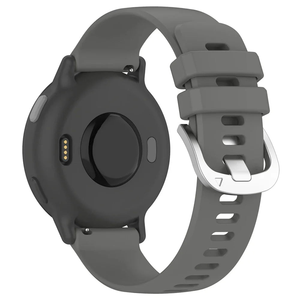 Coros Apex 4 - 42mm siliconen classic bandje (donkergrijs)