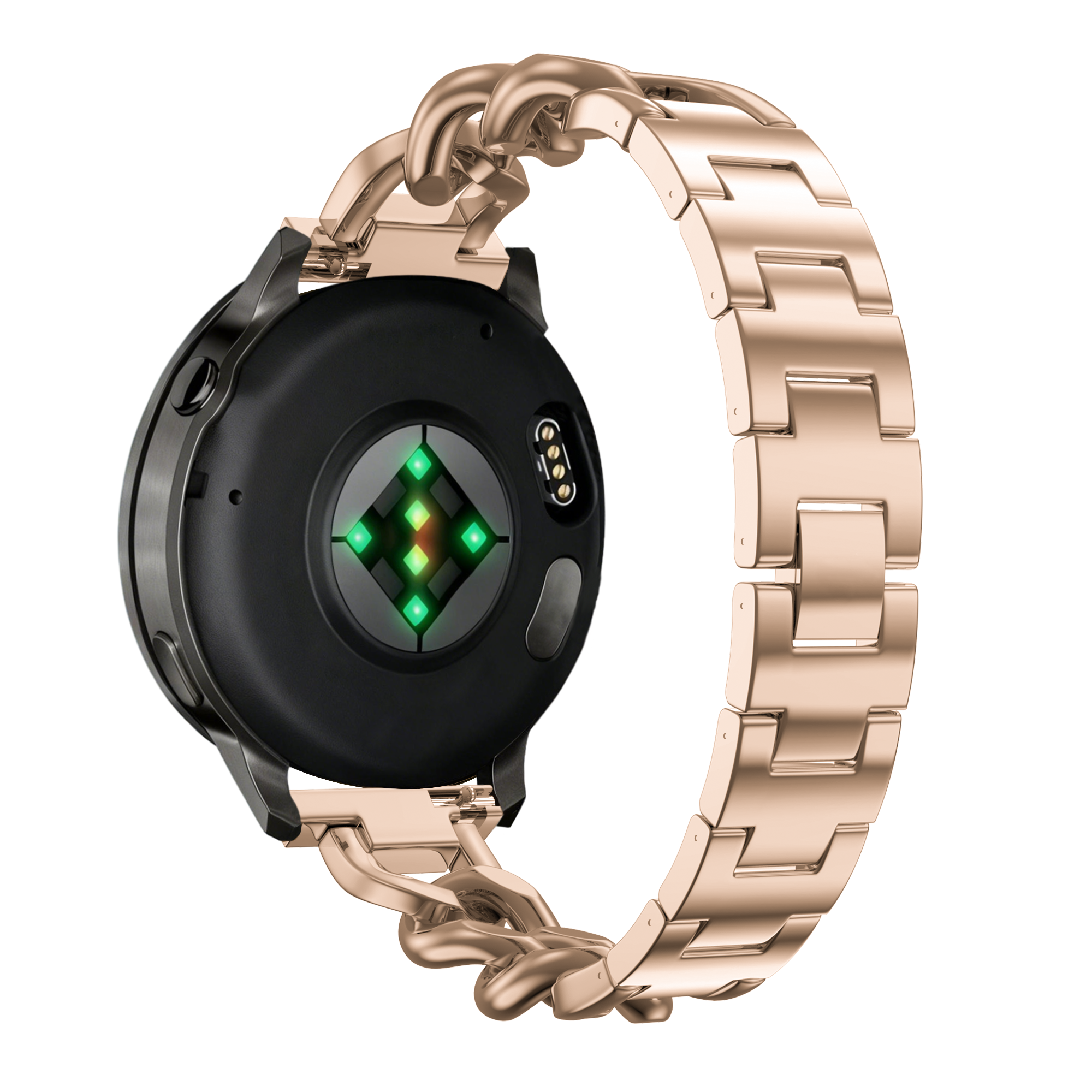 Bandz Xiaomi Watch S4 - 41mm Metal Strap 'Chains' (Rose Gold)