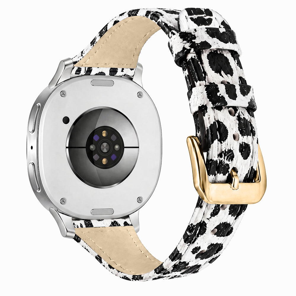 Samsung Galaxy Watch 8 Classic Leather Strap (Leopard)