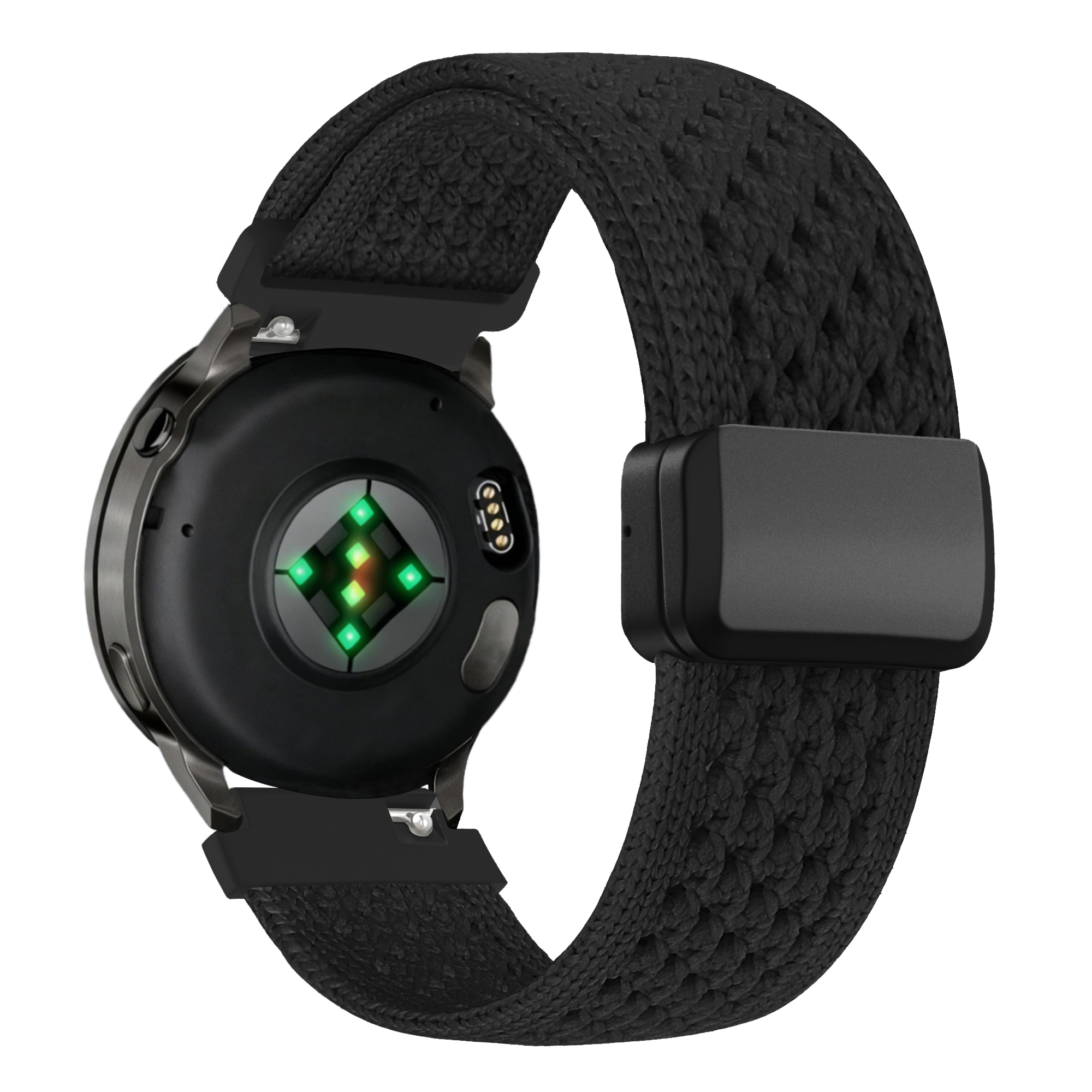 Bandz Xiaomi Watch S4 - 41mm Vintage Nylon Strap (Black)