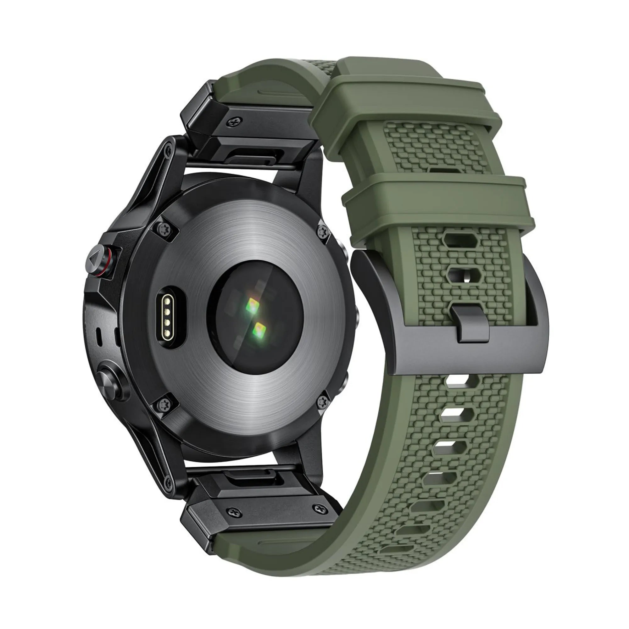 Bandz Bracelet silicone 'Explorer' Garmin Descent Mk1 (verte)