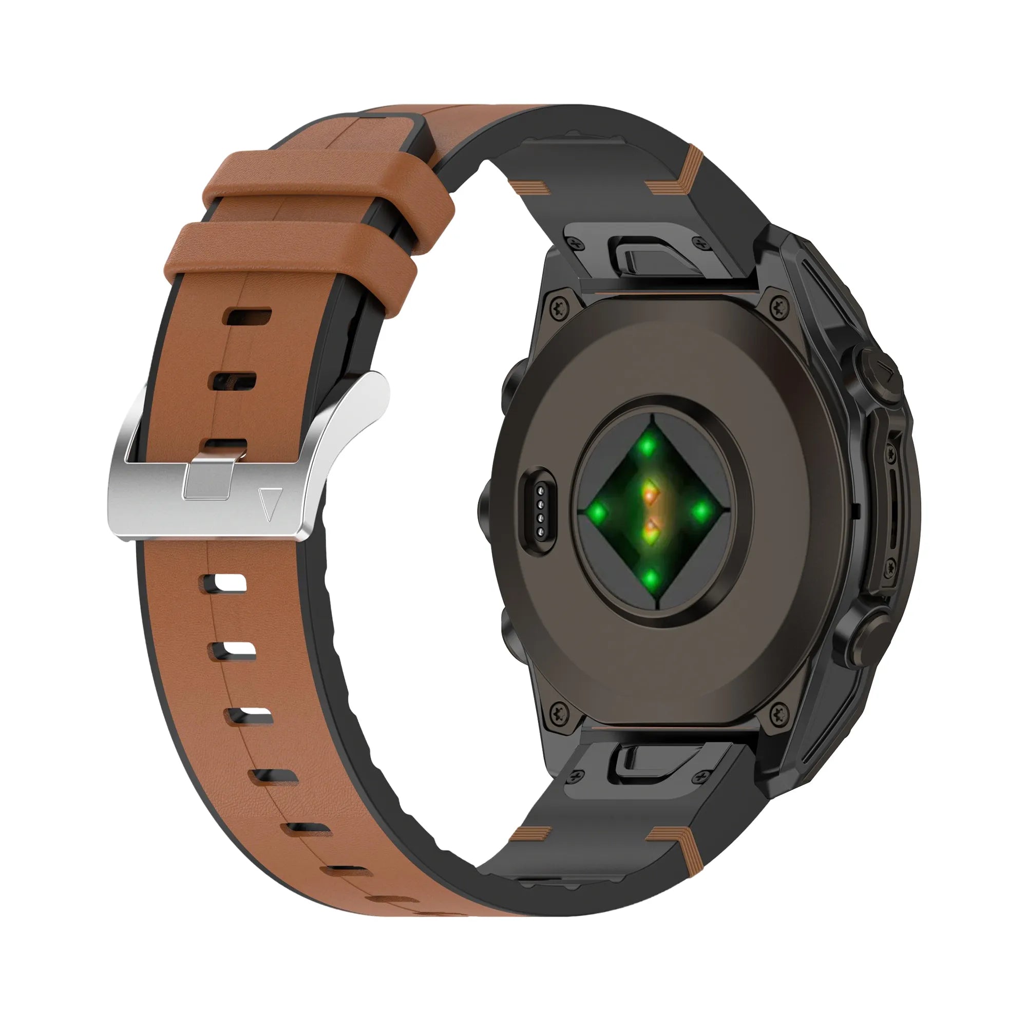 Garmin Fenix E Hybrid Lederarmband (Braun)
