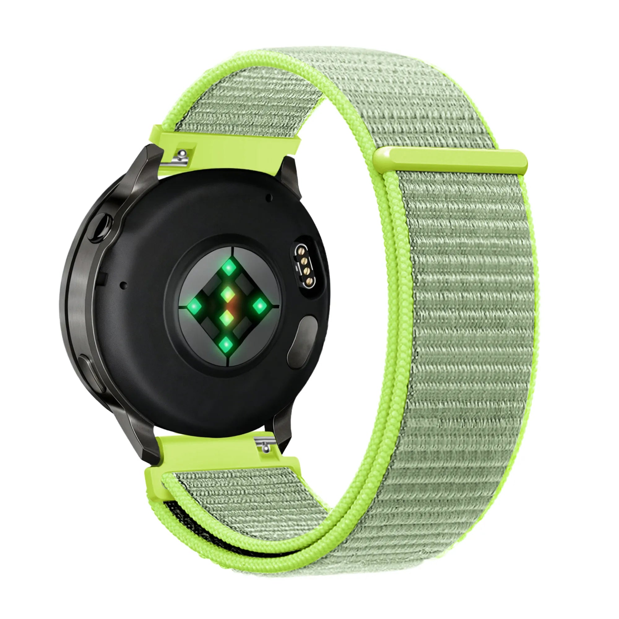 Bandz Garmin Venu 2 Nylon Loop Armband (Flash Gelb)