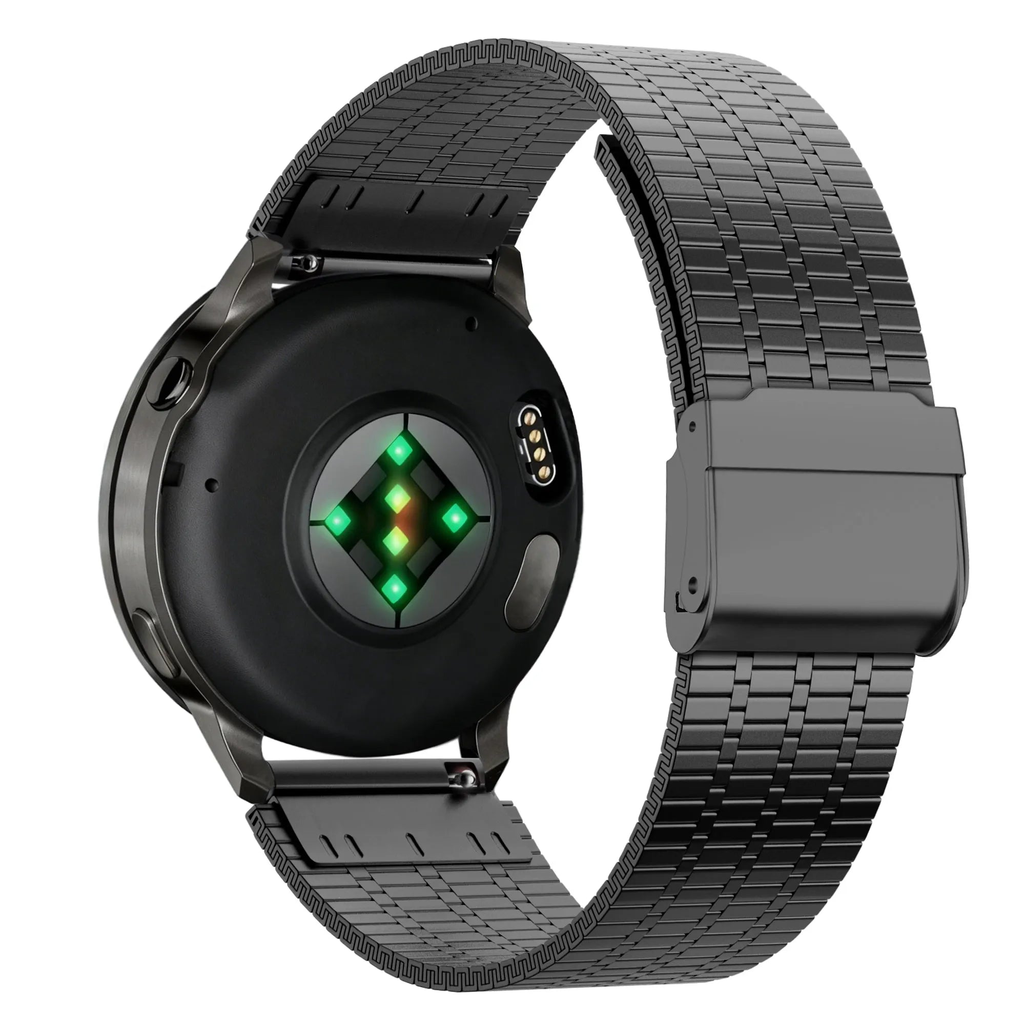 Bandz Bracelet acier ajustable Garmin Forerunner 70 (noir)