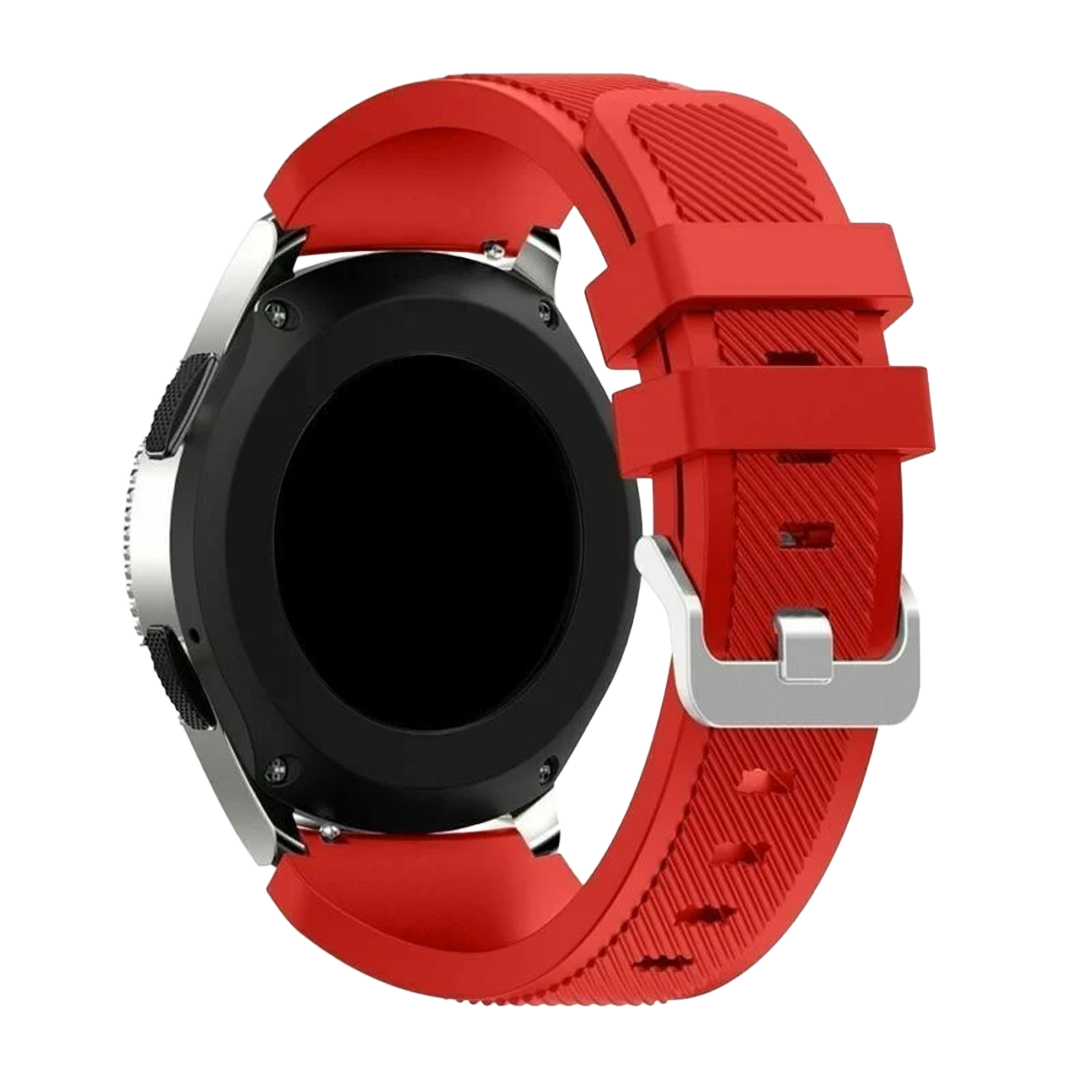 Correa reloj 22mm silicona - universal (rojo)