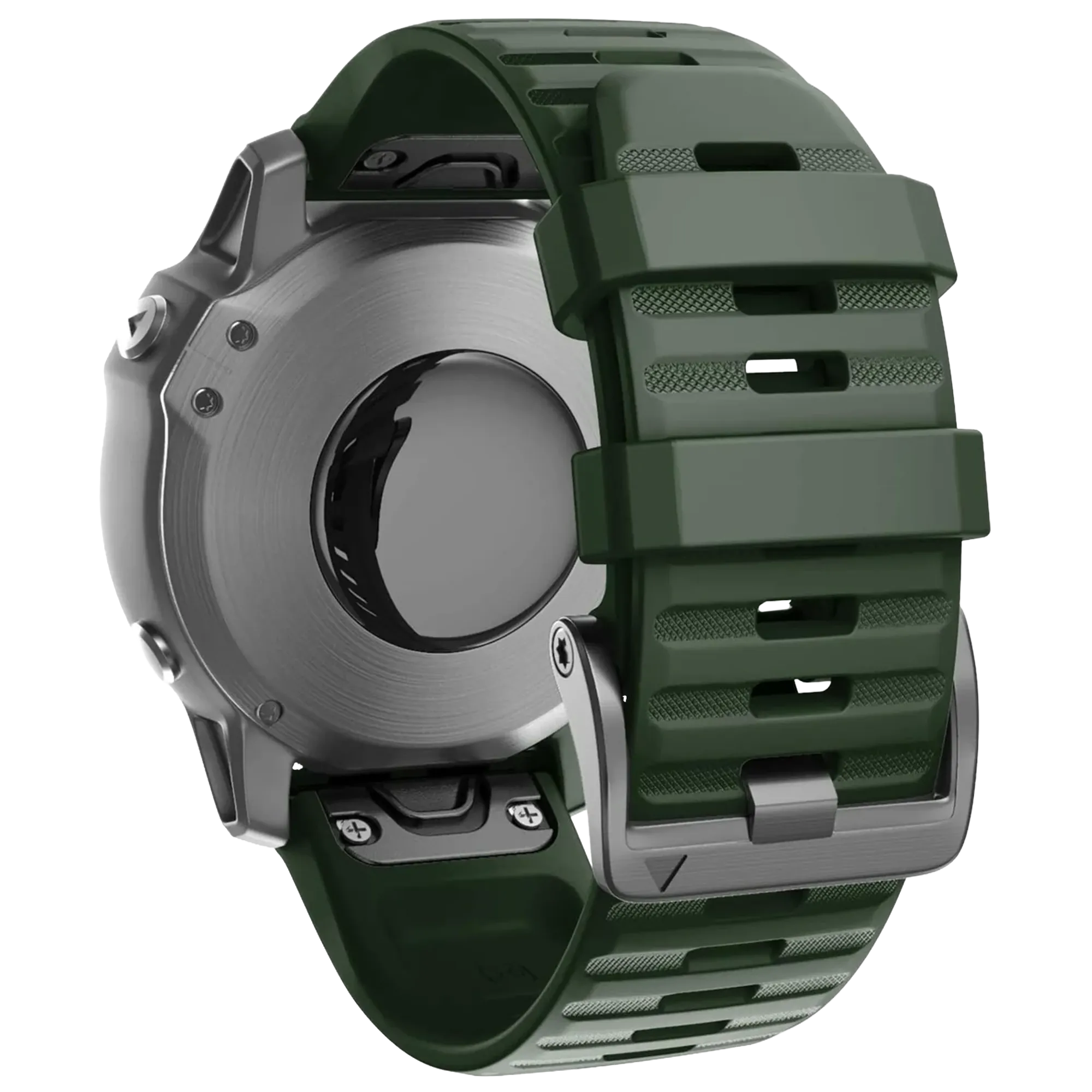 Garmin Instinct 3 - 50mm Silikonarmband (Dunkelgrün)