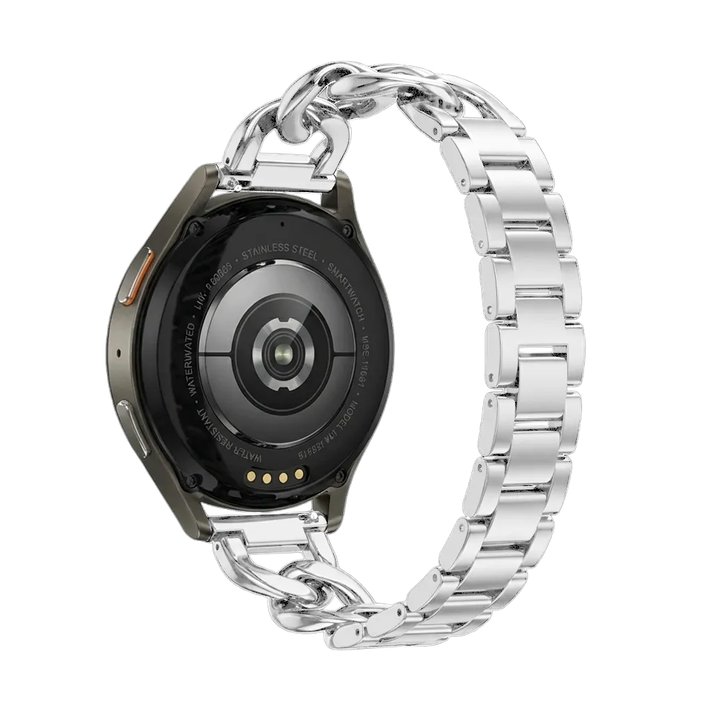 Huawei Watch GT 3 Pro 43mm Steel Chain Strap (Silver)