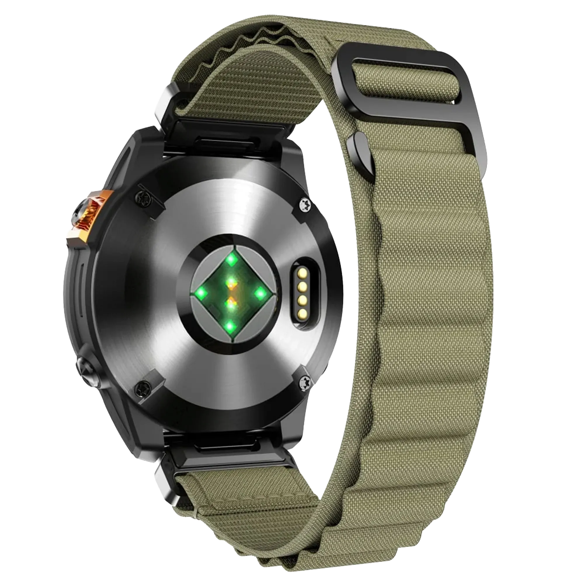 Garmin Forerunner 970 Alpine Armband (Olivgrün)