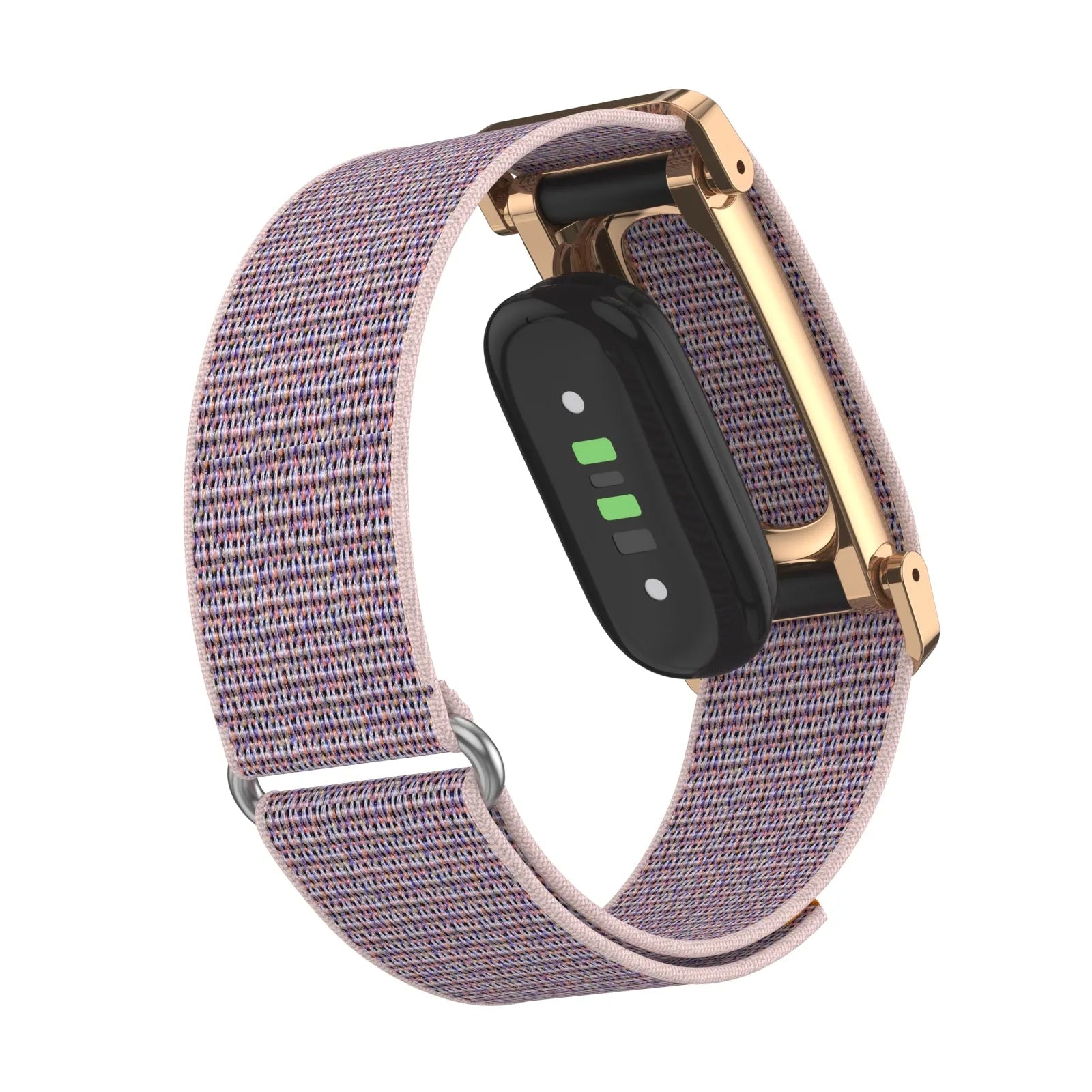 Correa nylon con marco Fitbit Air (rosa arena)