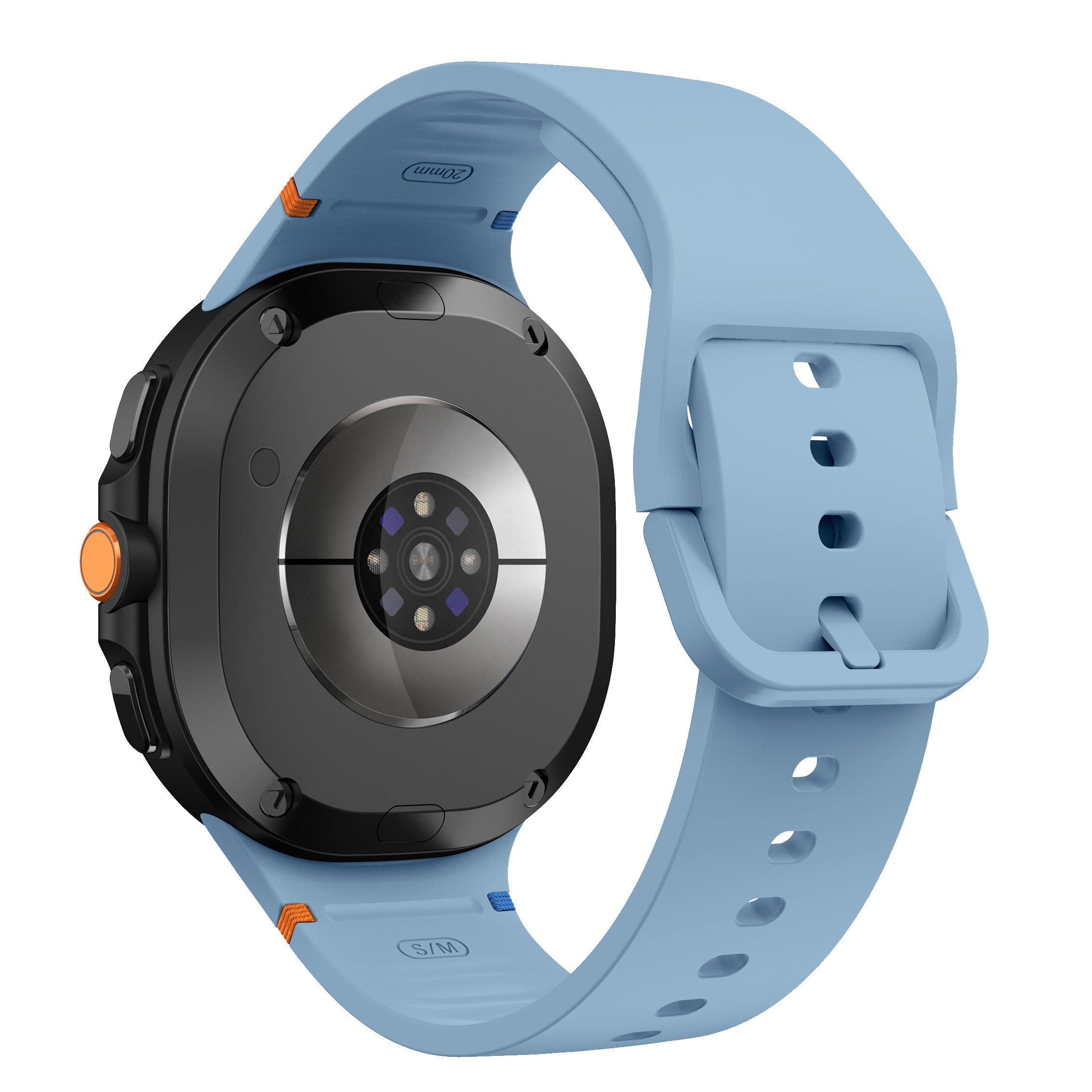 Bracelet silicone Samsung Galaxy Watch 8 Classic (bleu)