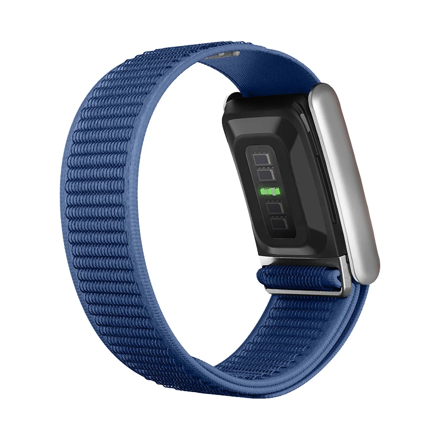 WHOOP 5.0 Nylon Hybrid Strap (Blue)