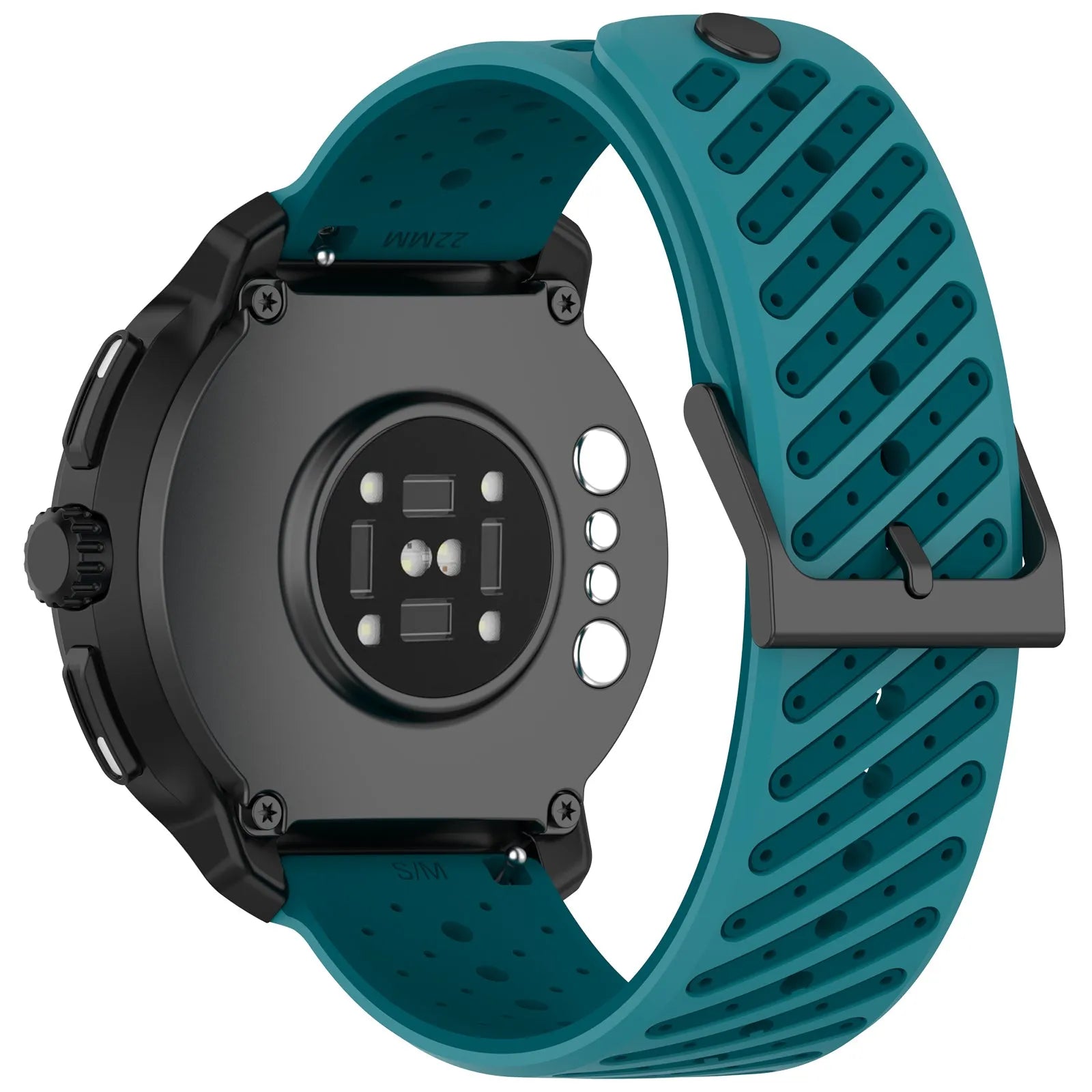 Polar Grit X Striped Silicone Strap (Blue)