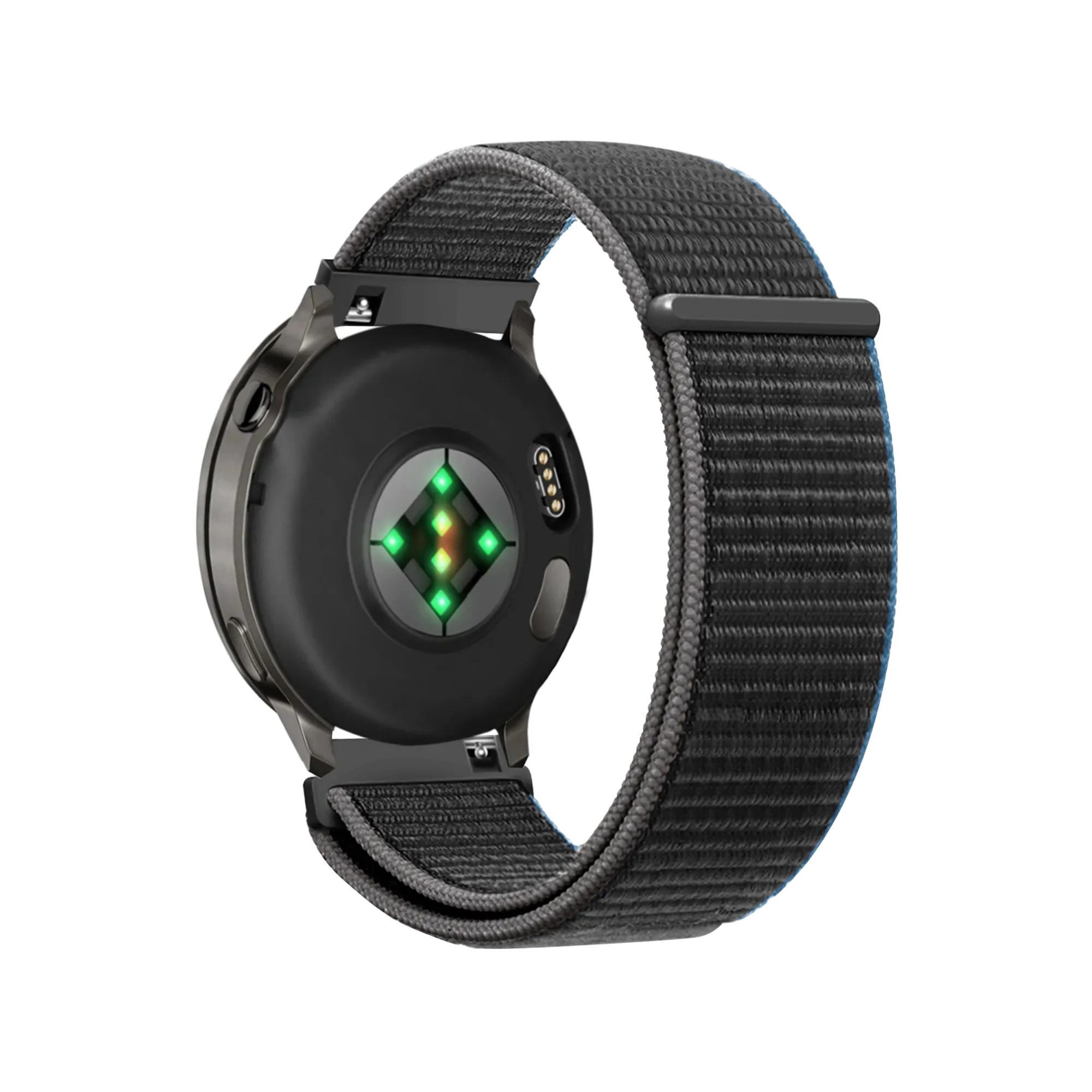Bandz Garmin Forerunner 570 - 47mm Nylon Loop Strap (Charcoal)