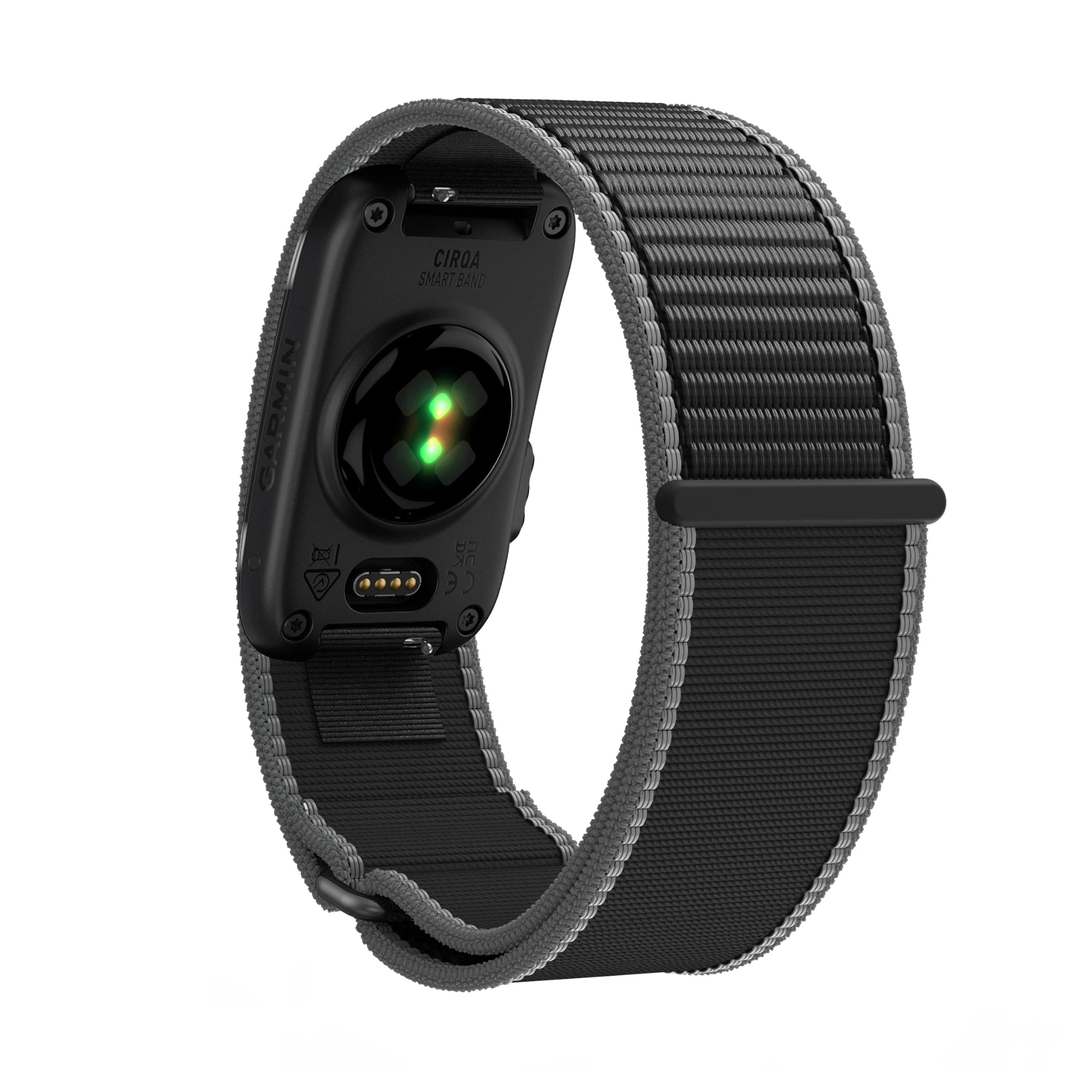 Bandz Garmin Cirqa Nylonarmband 'Classic' (Anthrazit)