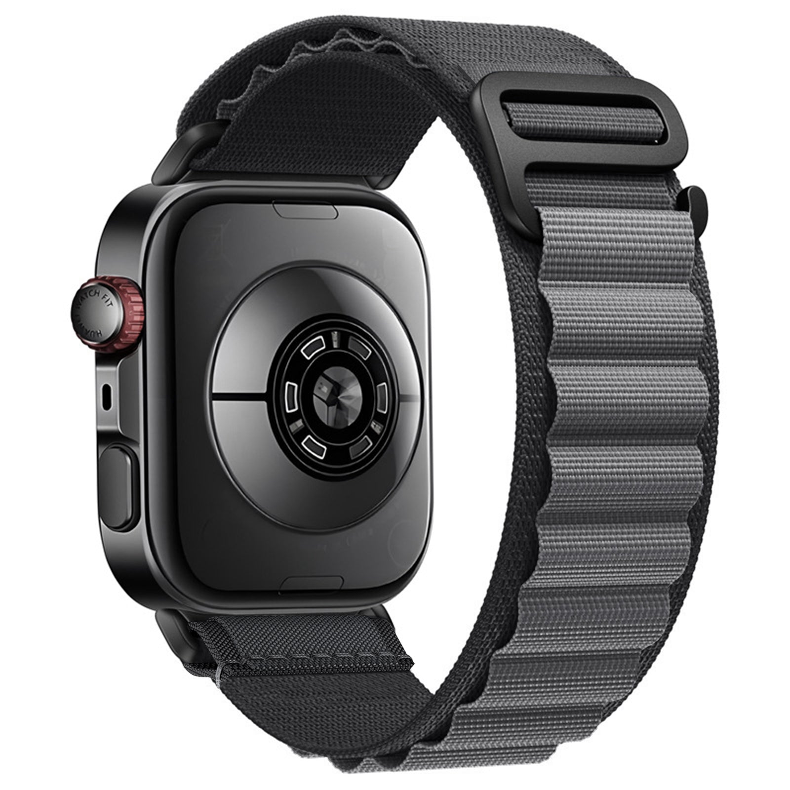 Huawei Watch Fit 4 Pro Alpine Nylon Armband (Dunkelgrau)