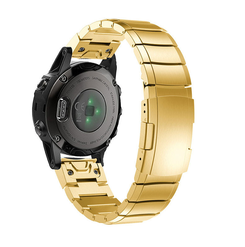 Bracelet acier Garmin Fenix 7 (doré)