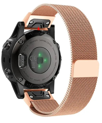 Bracelet milanais Garmin Descent Mk3(i) - 43mm (rose or)