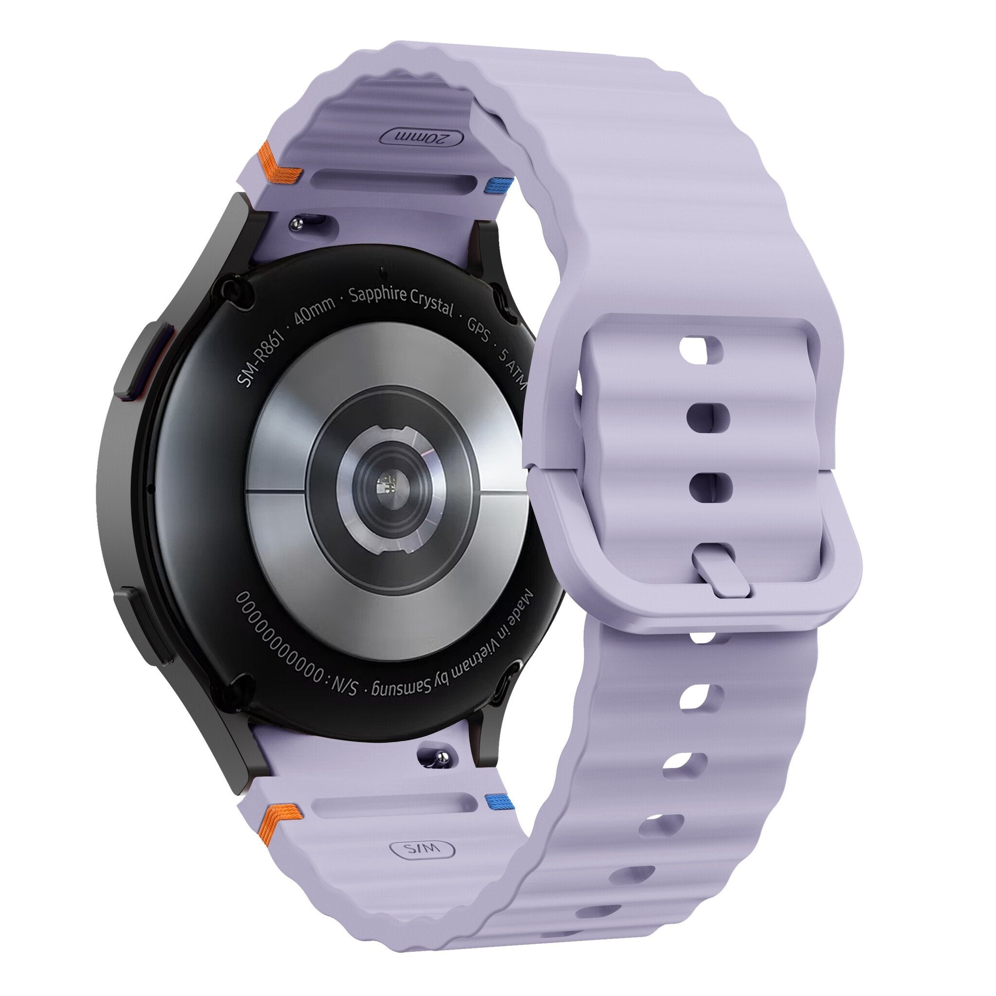 Samsung Galaxy Watch 7 - 40mm Wave Strap (Light Purple)