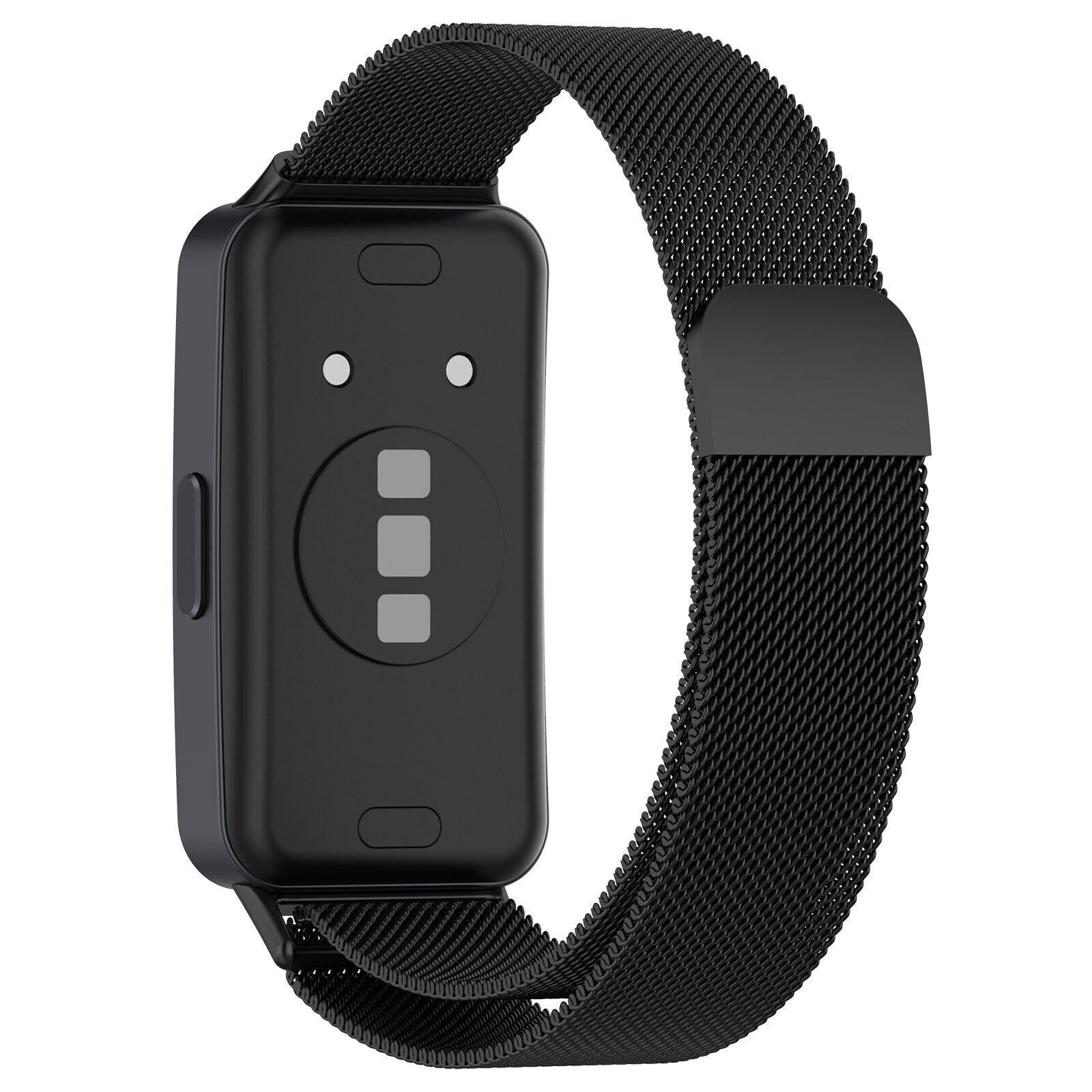 Correa milanesa Huawei Band 10 (negra)