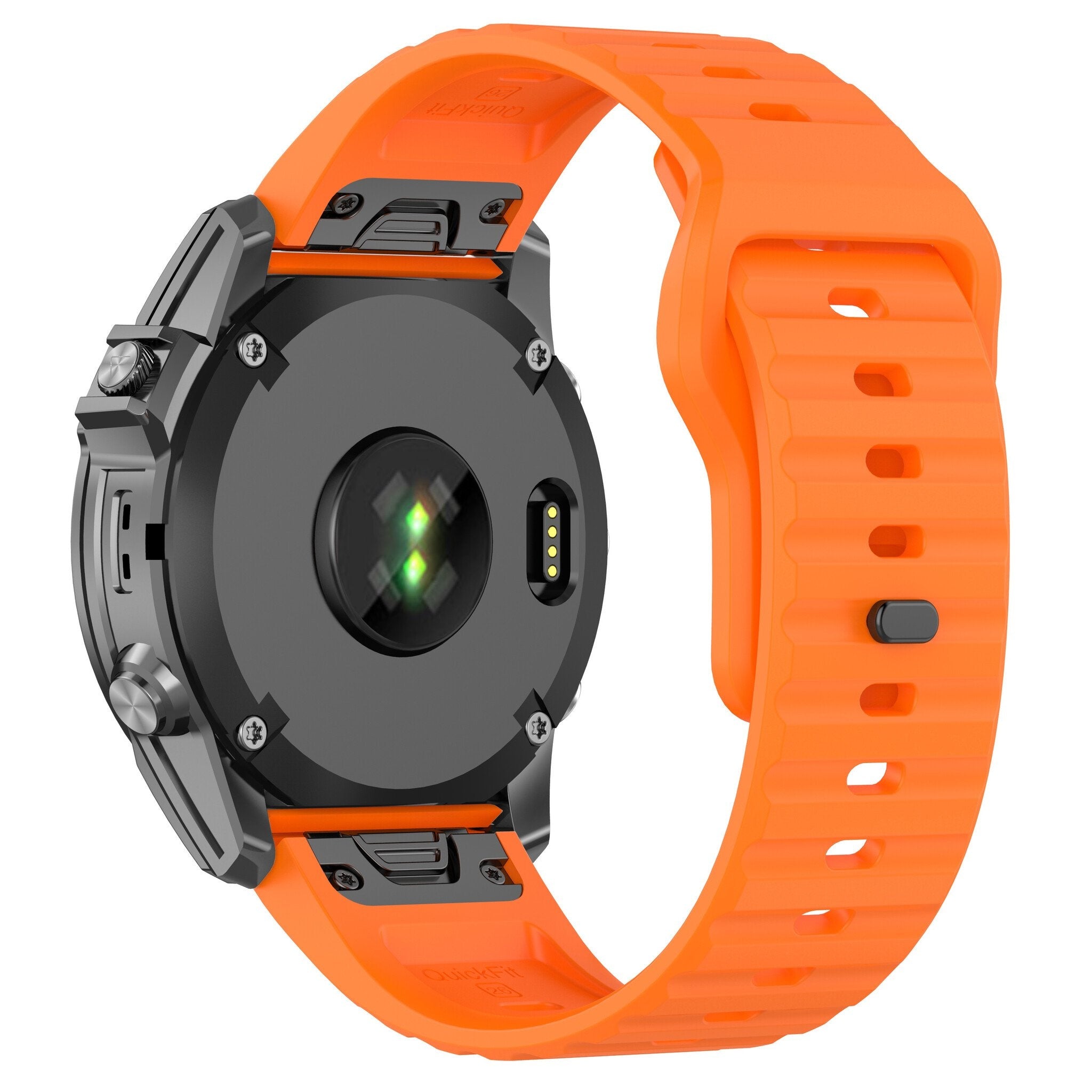 Garmin Fenix 8 Pro - 47mm Outdoor Silicone Strap (Orange)