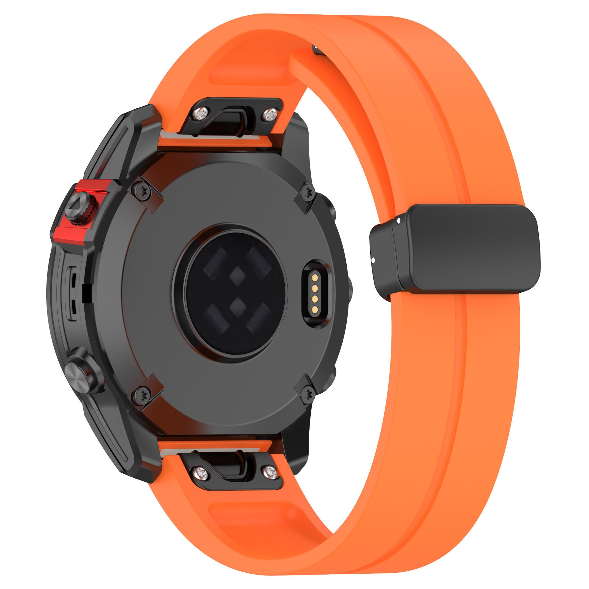 Garmin Fenix 3 D-Buckle Silicone Strap (Orange)