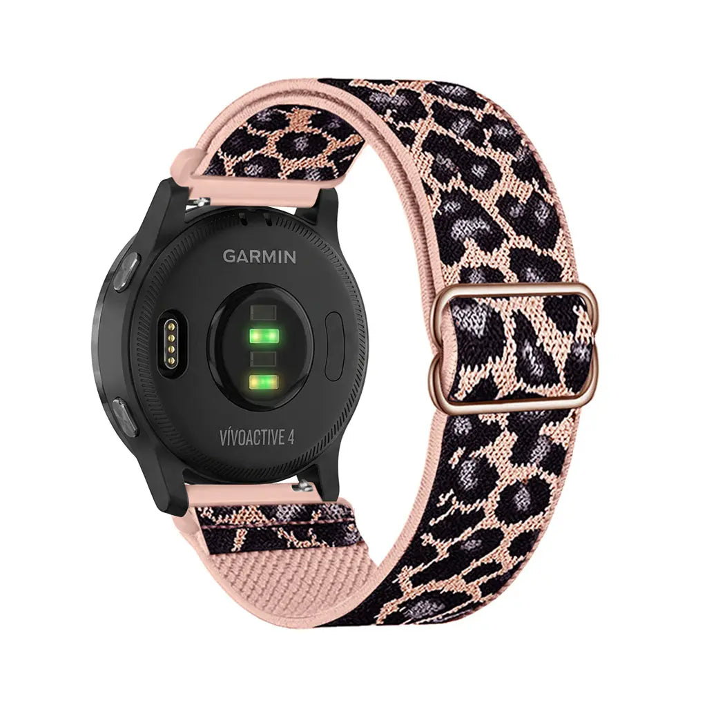 Bracelet élastique Fossil Gen 6 - 42mm (léopard rose)
