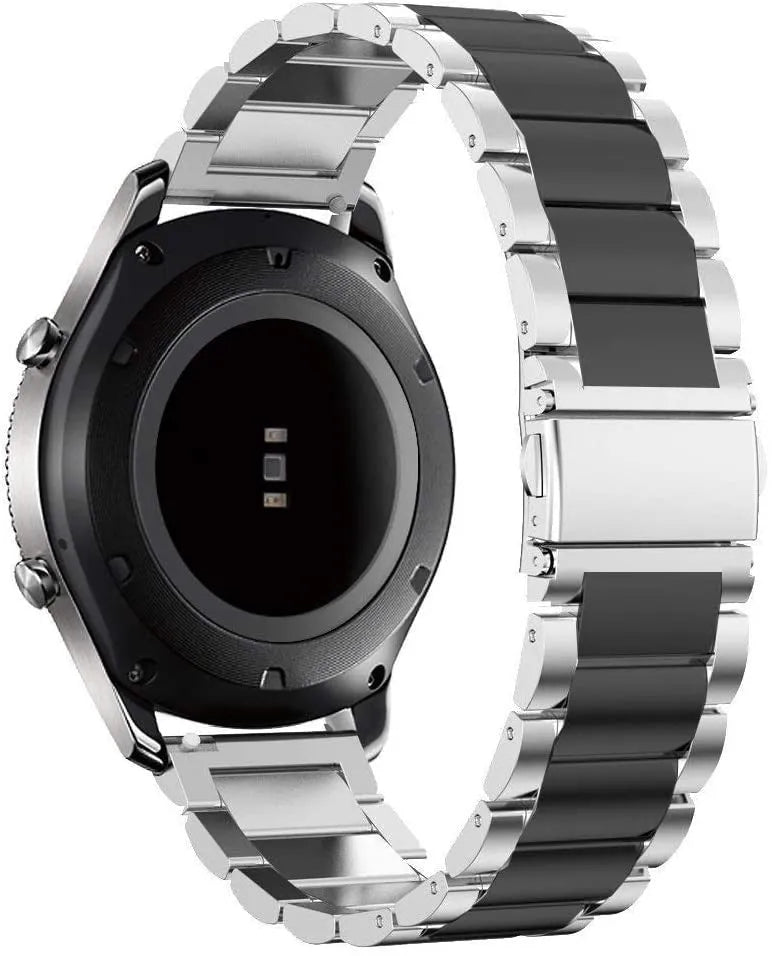 Fossil Gen 4 Explorist (HR) Stahlarmband (Silber/Schwarz)