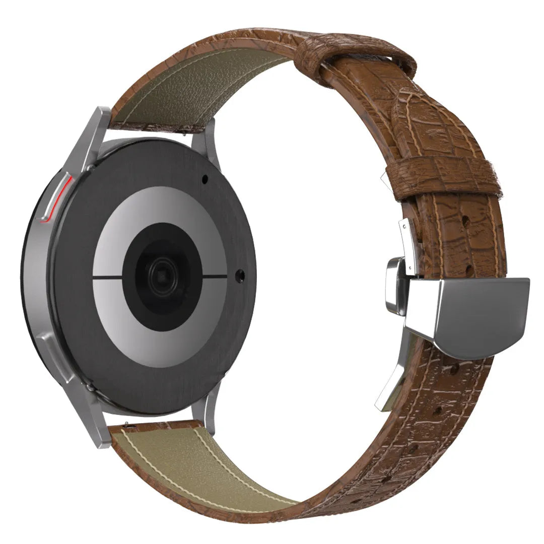 Amazfit Active Luxury Leather Strap (Brown)