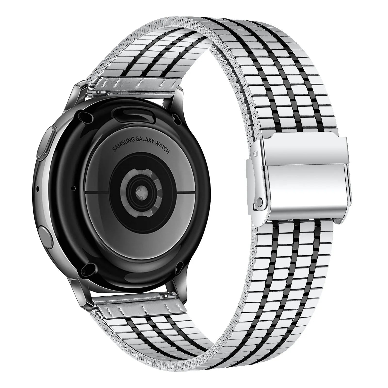Amazfit Active Fine Steel Strap (Silver/Black)