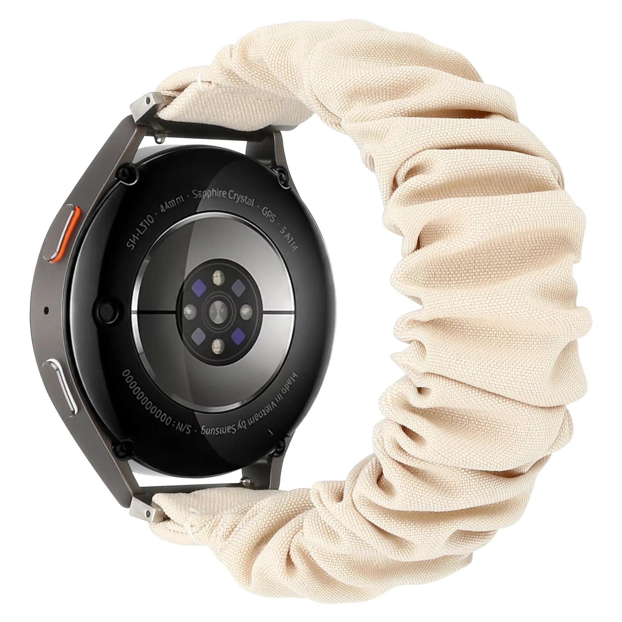Samsung Galaxy Watch 7 - 44mm Scrunchie Strap (Starlight)