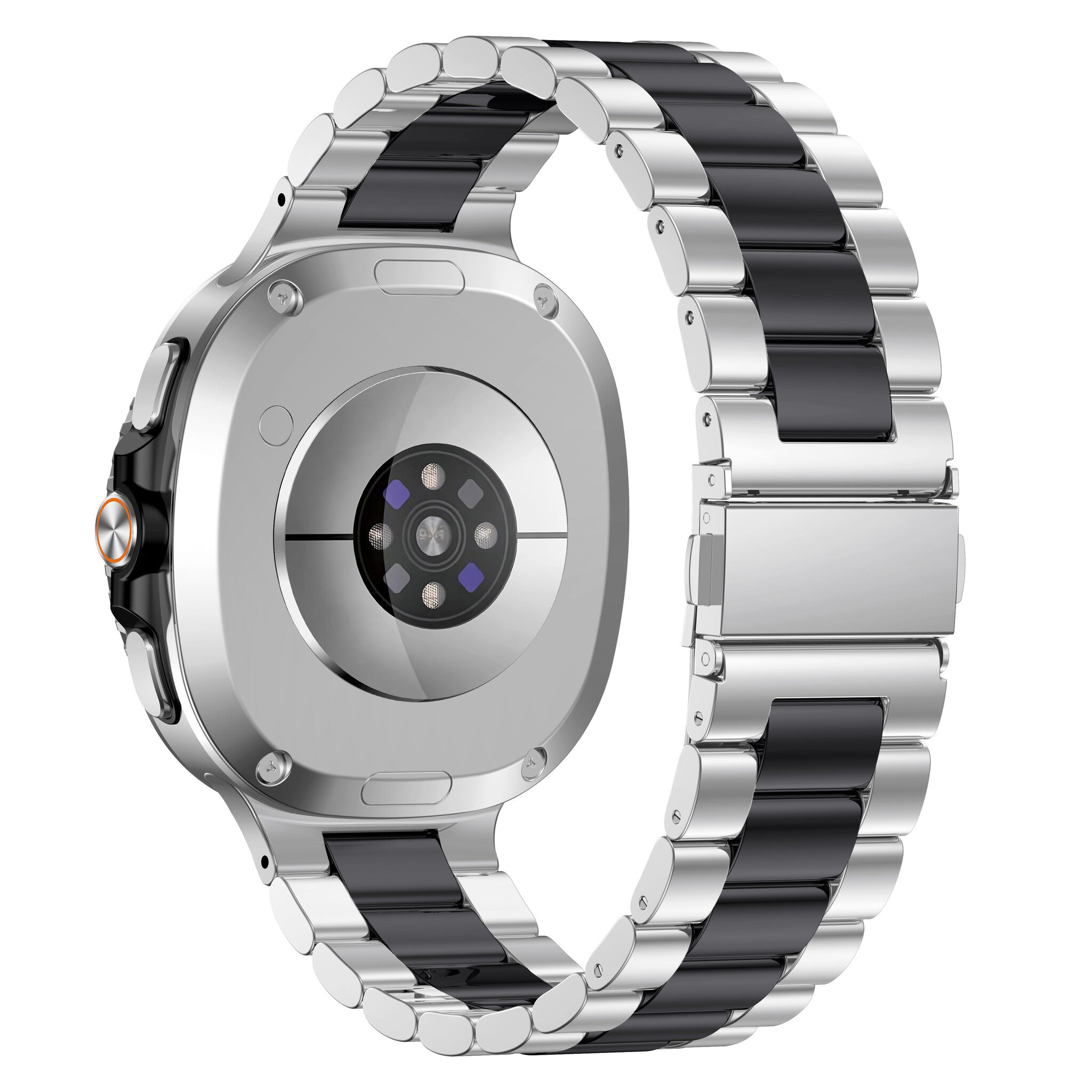 Samsung Galaxy Watch 9 - 44mm Steel Strap (Silver/Black)