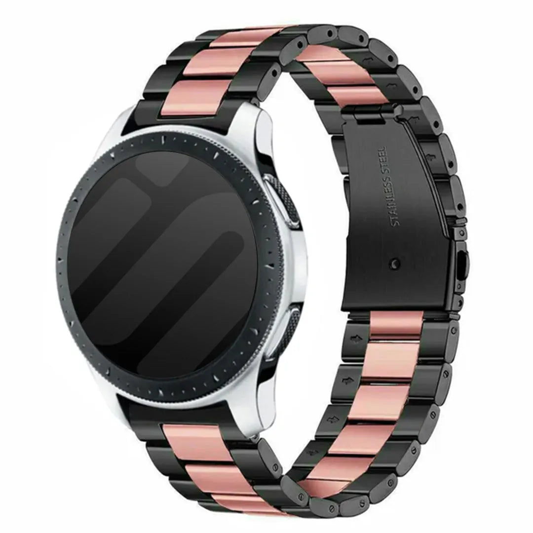 Amazfit Active Steel Strap (Black/Pink)