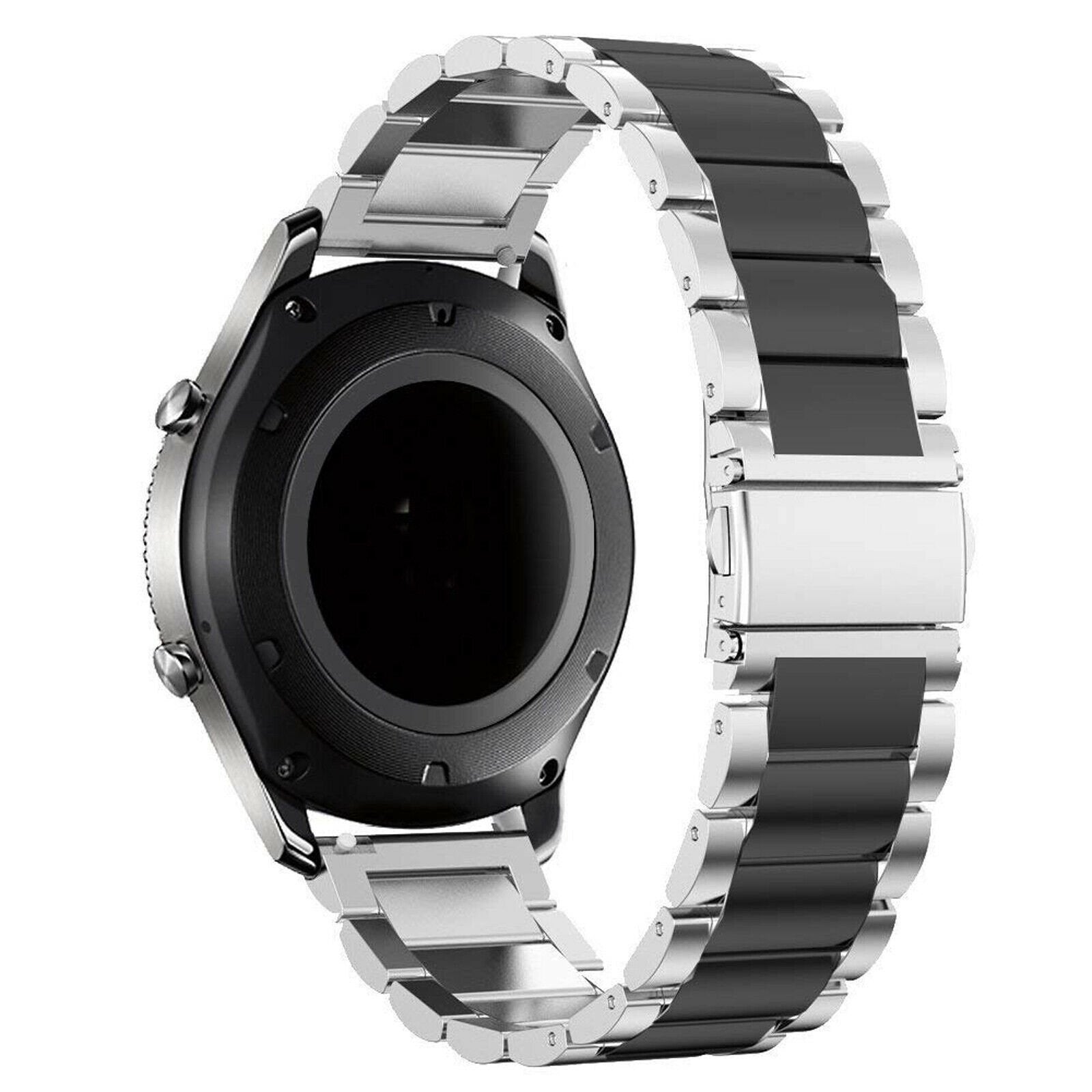 Bracelet acier Huawei Watch GT 5 Pro 42mm (argent/noir)