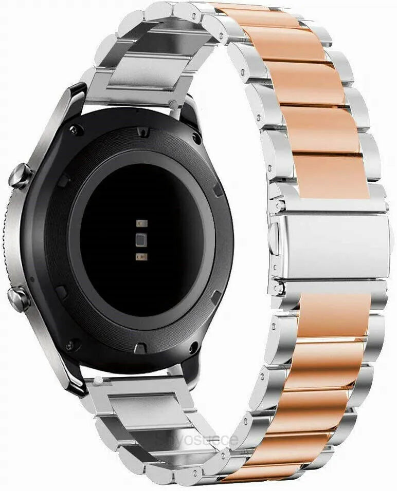 Polar Grit X Pro Steel Strap (Silver/Rose Gold)