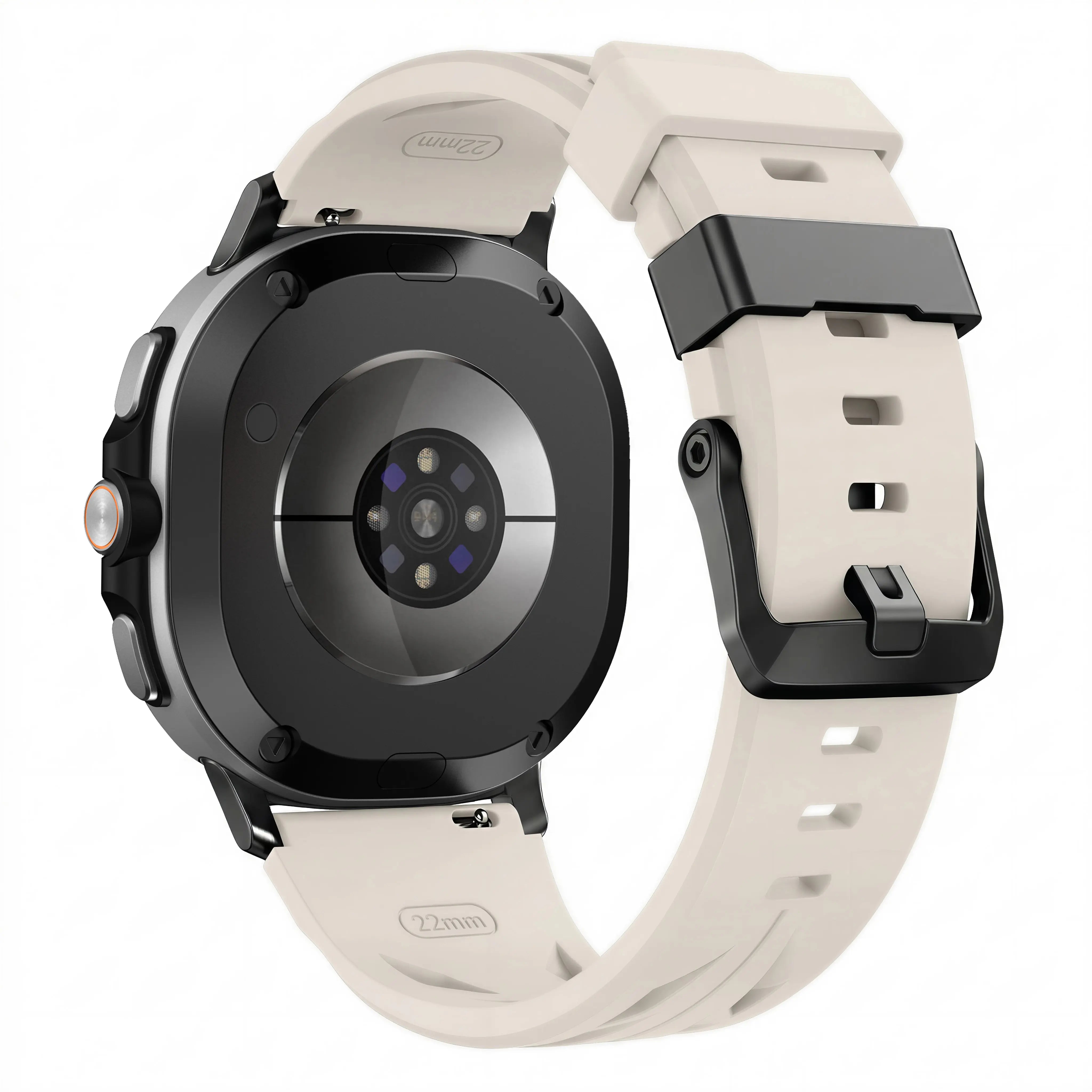Correa silicona race Samsung Galaxy Watch 9 - 40mm (blanco estrella)