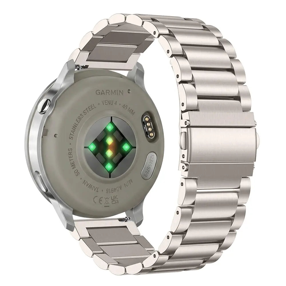 Correa acero Garmin Forerunner 70 (blanco estrella)